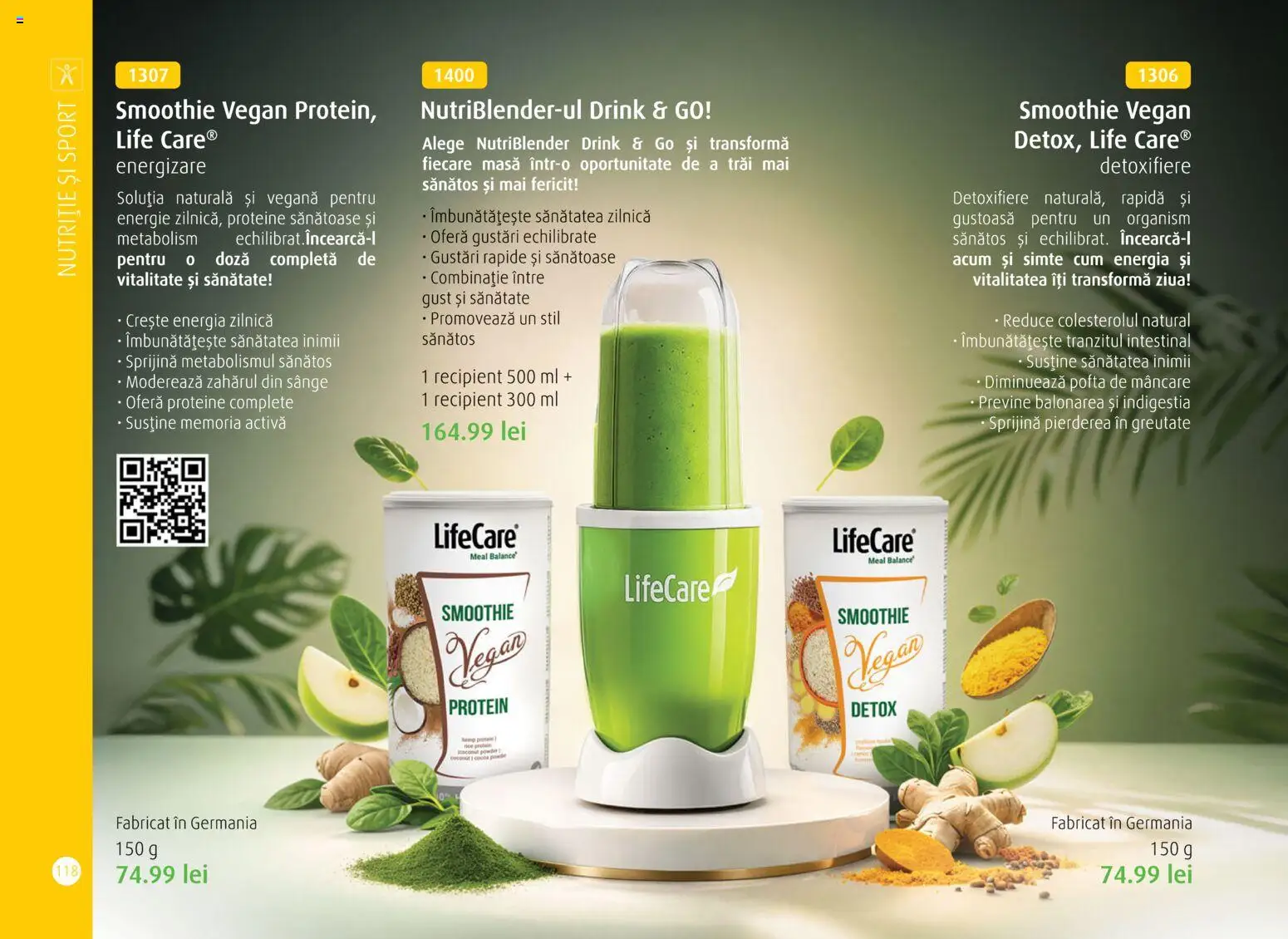 Noul catalog Life Care – valabil de la 01.04.2026 | Pagină: 120 | Produse: Masaüstü kılıfı, Masă, Smoothie