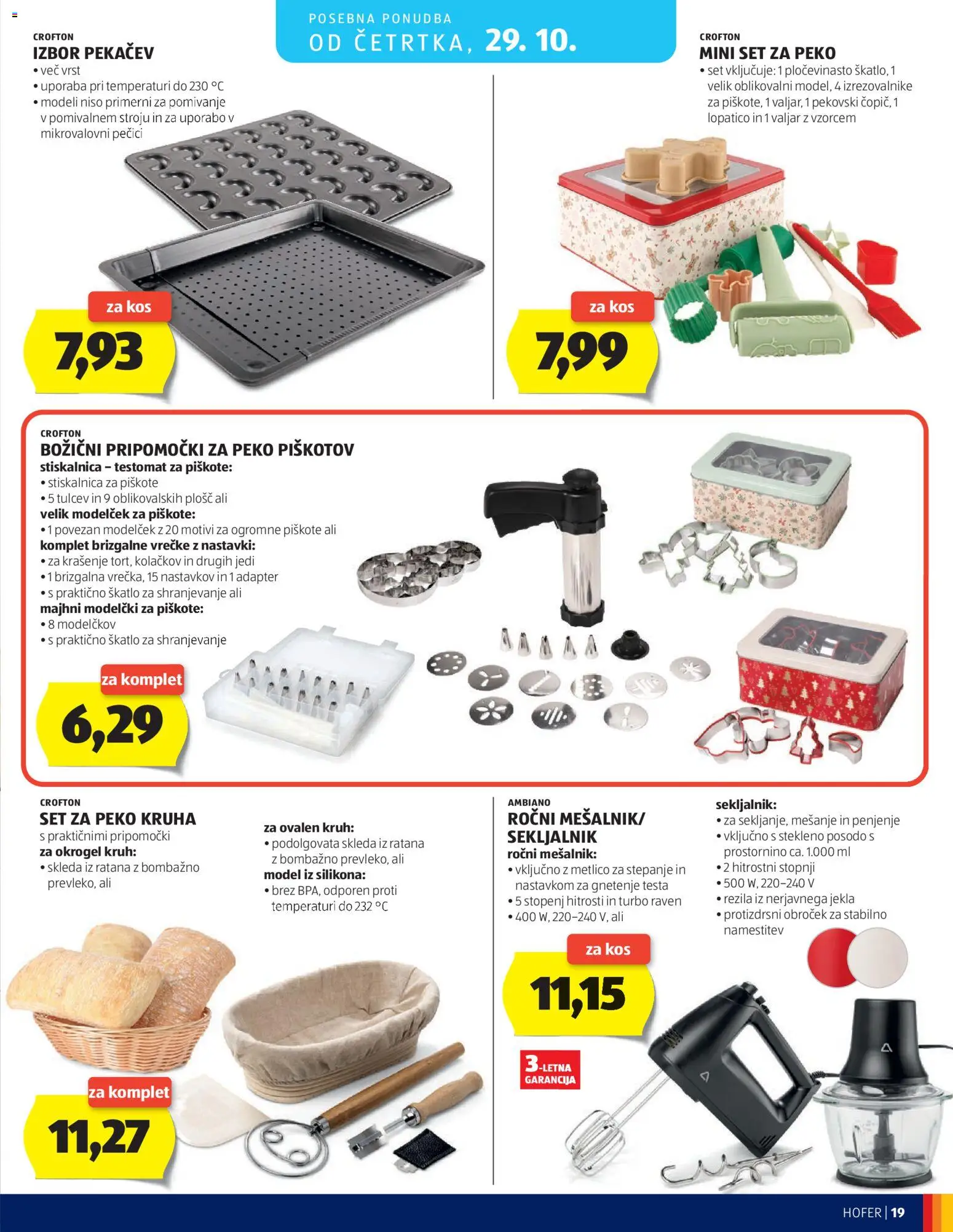 Novi Hofer katalog ponudbe – veljaven od 21.10.2026 | Stran: 19