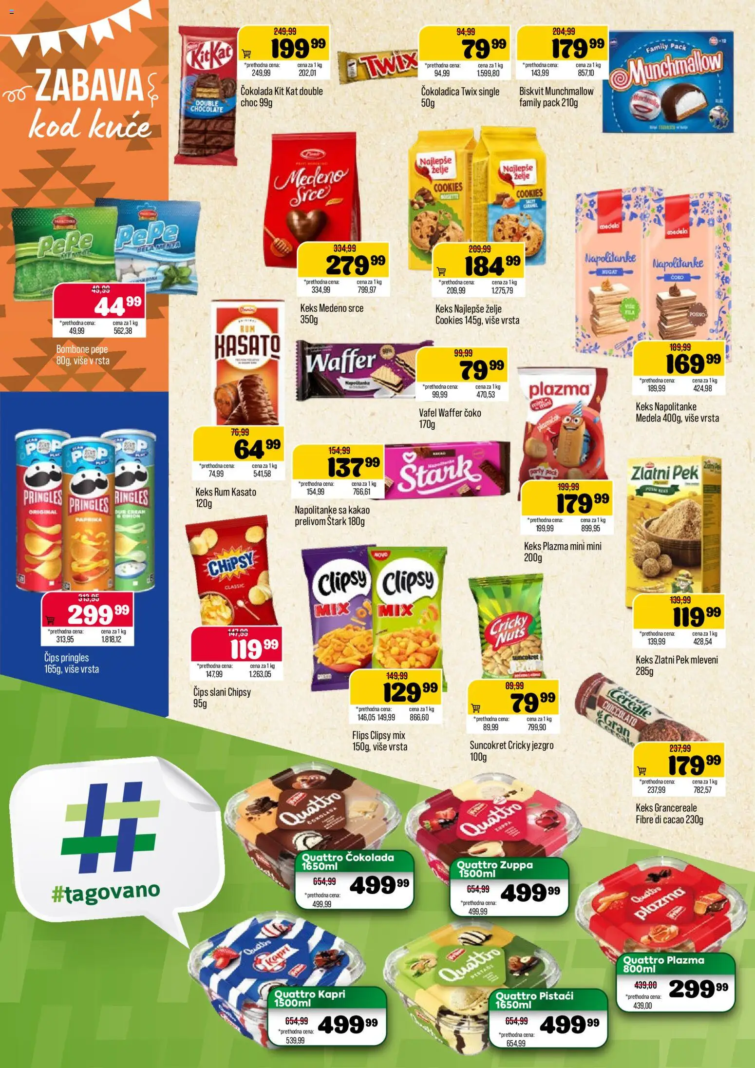 Podunavlje katalog - važi od 12.08.2026 | Strana: 8 | Proizvode: Munchmallow, Čokoladica, Čokolada, Napolitanke