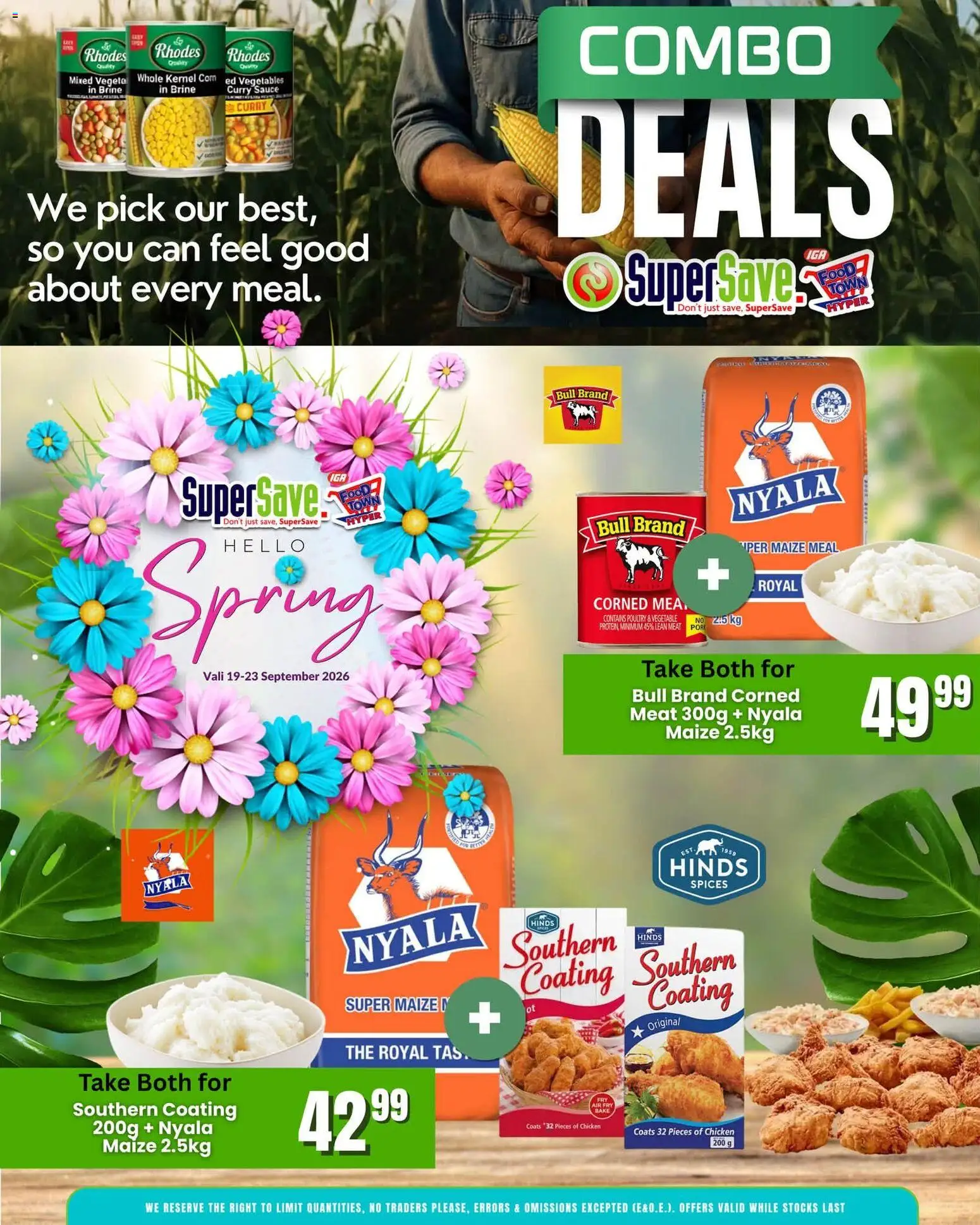 New Super Save catalogue – valid from 19/09/2026 | Page: 30 | Products: Corned meat, Maize meal, Poultry, Sauce