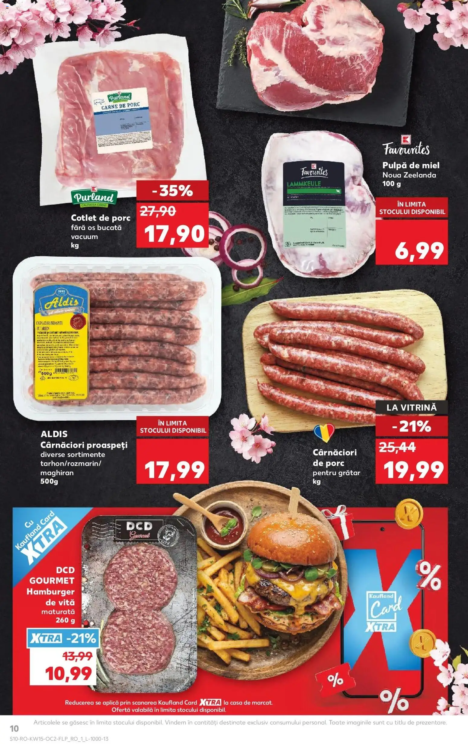Noul catalog Kaufland – valabil de la 08.04.2026 | Pagină: 10 | Produse: Lait de coco, Vitrină, Carne De Porc, Burger