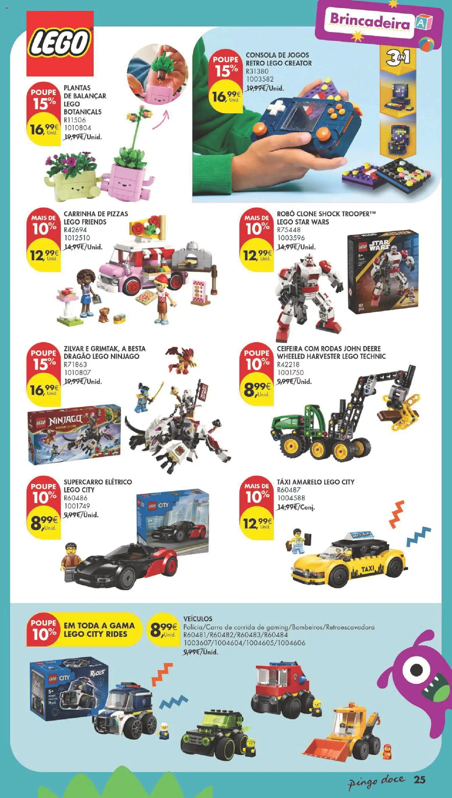 Pingo Doce Regresso às Aulas 2026 Hipers │ válido de 04/08/2026 | Página: 25 | Produtos: Jogos, Robô