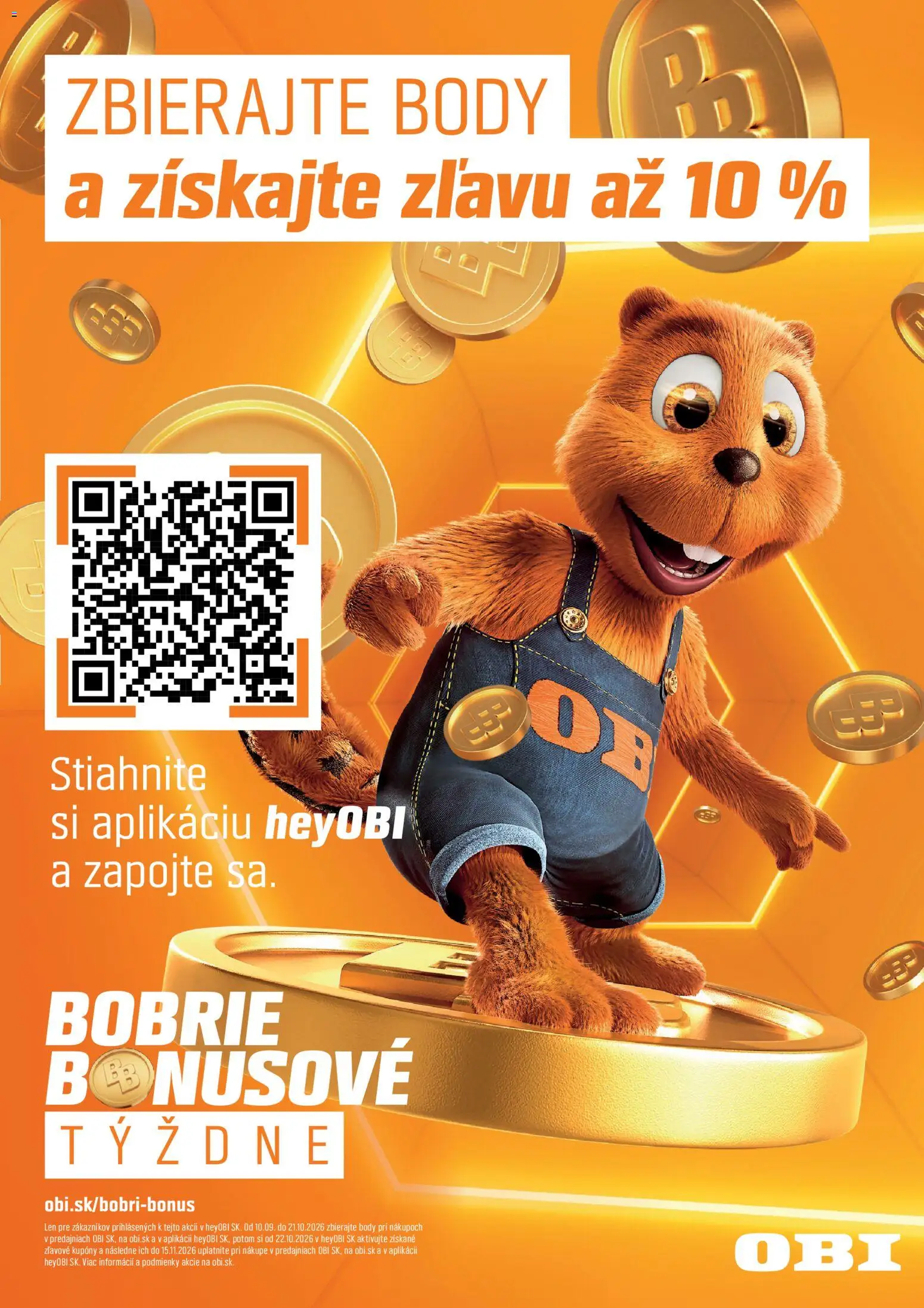 Nové OBI akcie – leták je platný od 01.09.2026 | Strana: 2 | Produkty: Pás, Orechy