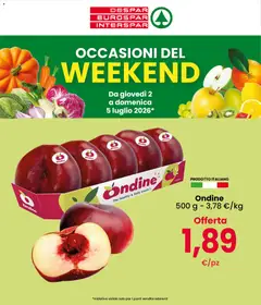 Anteprima del volantino Despar volantino Weekend valido a partire dal 02/07/2026