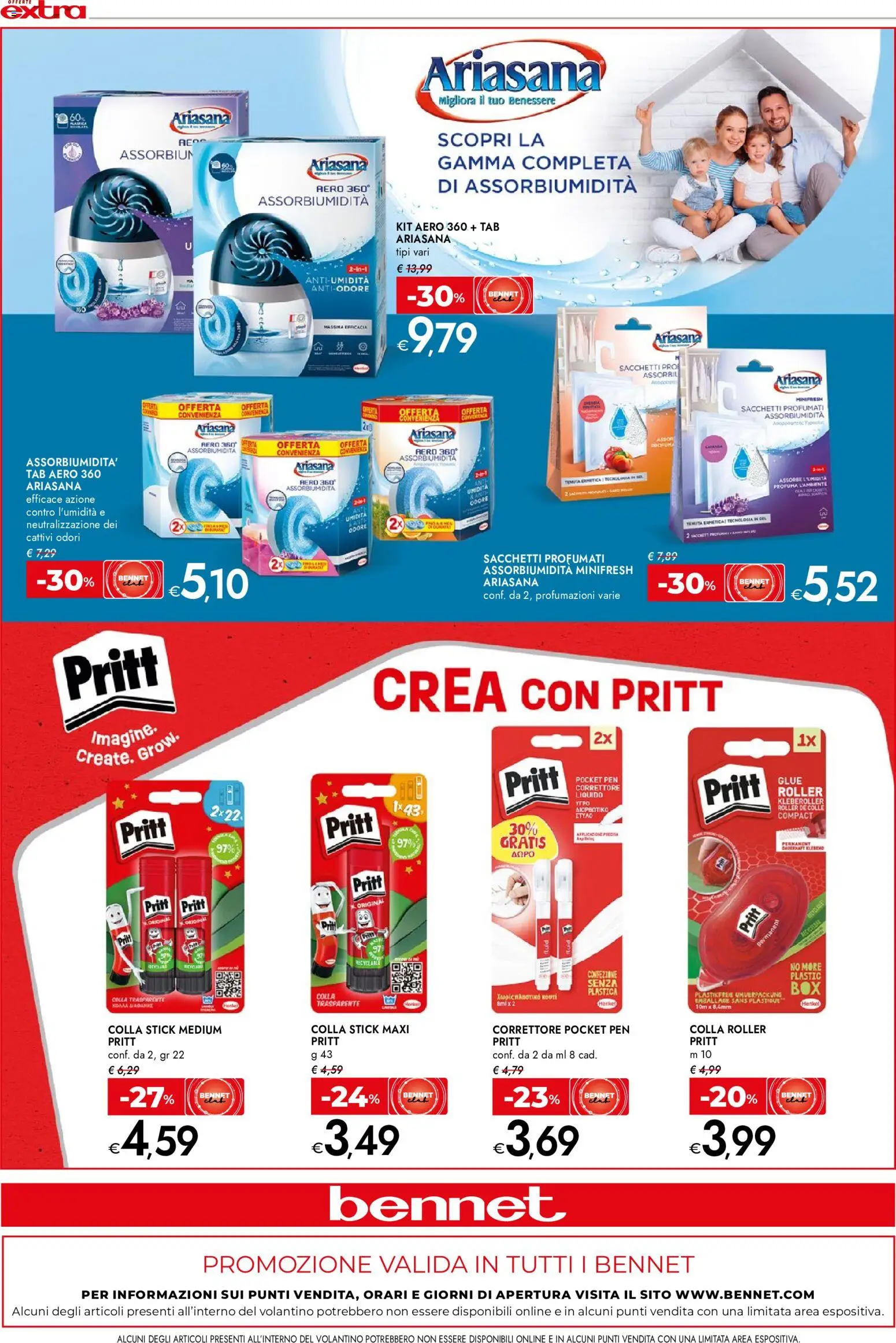 Volantino bennet del 22/10/2026 | Pagina: 8 | Prodotti: Colla, Correttore