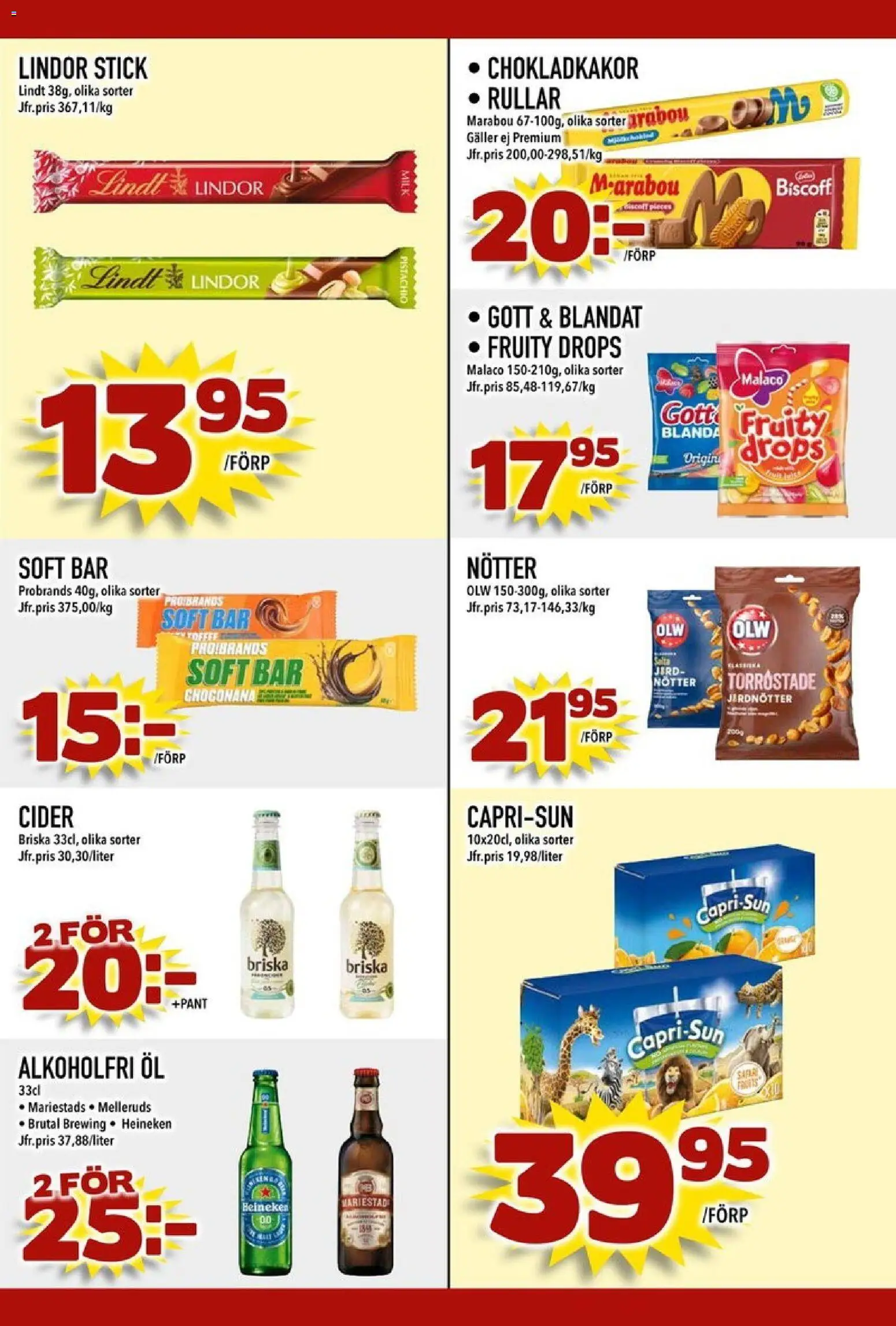 Din Mat reklamblad aktuell från 07/09/2026 | Sida: 7 | Produkter: Alkoholfri öl, Öl, Cider, Heineken