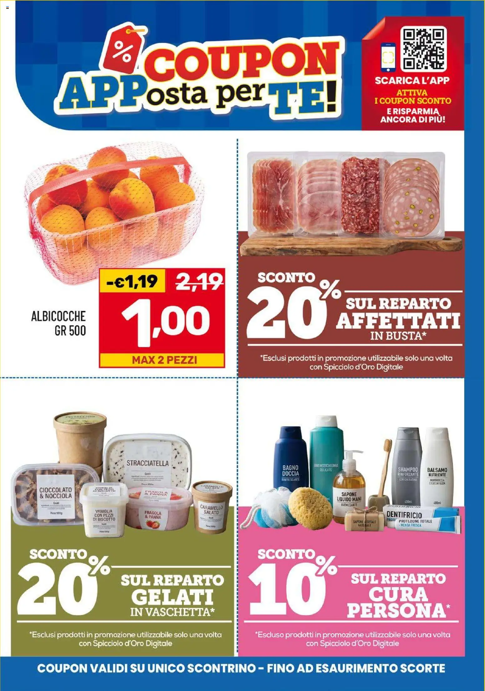 Volantino Il Centesimo del 16.06.2026 | Pagina: 19 | Prodotti: Balsamo, Cioccolato, Albicocche, Doccia