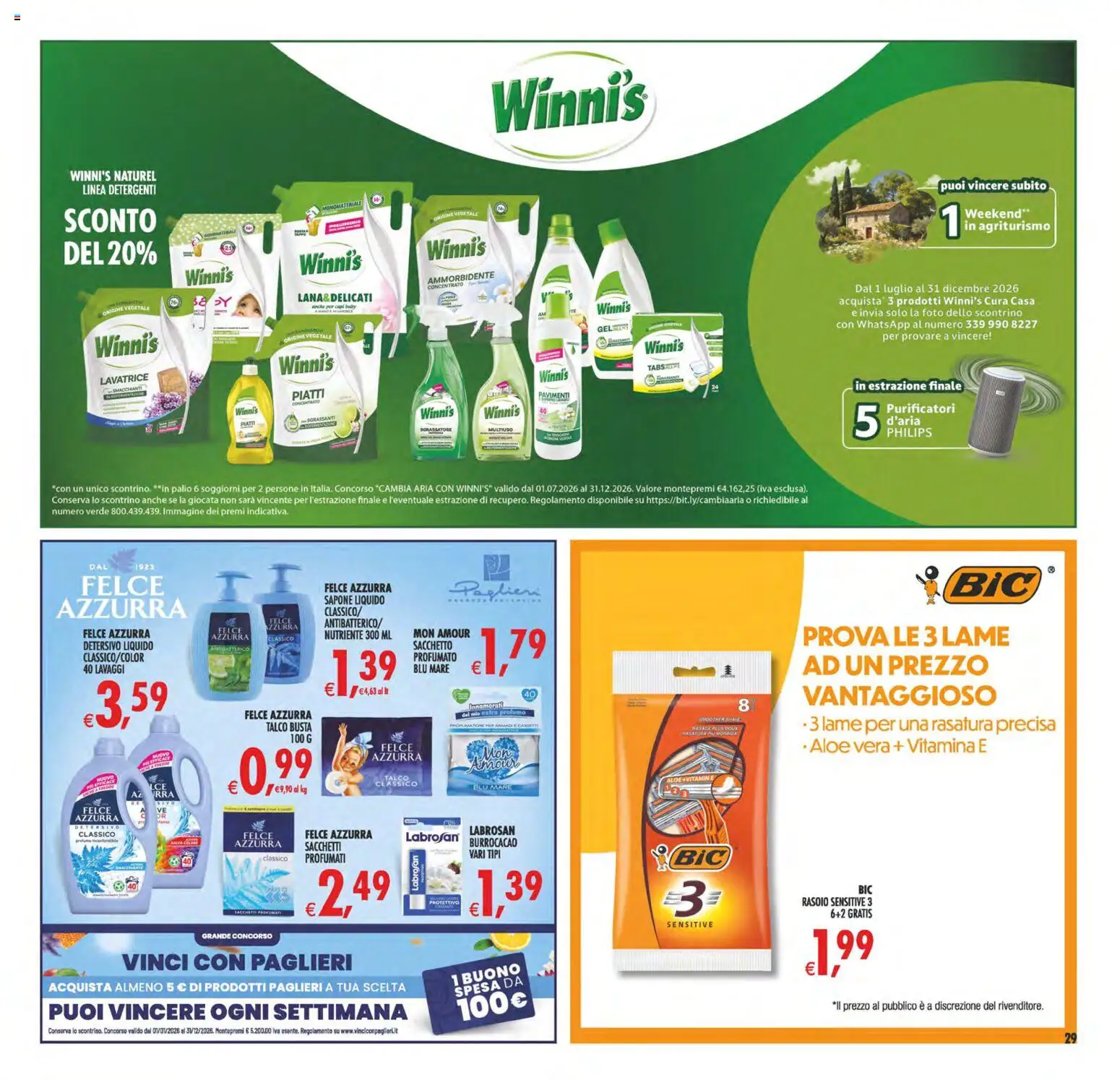 Volantino Decò del 22/09/2026 | Pagina: 30 | Prodotti: Sapone, Ammorbidente, Talco, Lavatrice