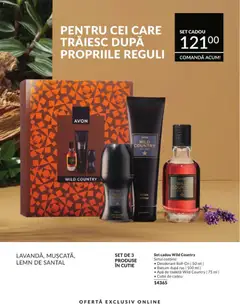 Ofertele Avon valabile de la 01.08.2026 | Pagină: 188 | Produse: Toaletă, Apă de toaletă, Balsam, Apă