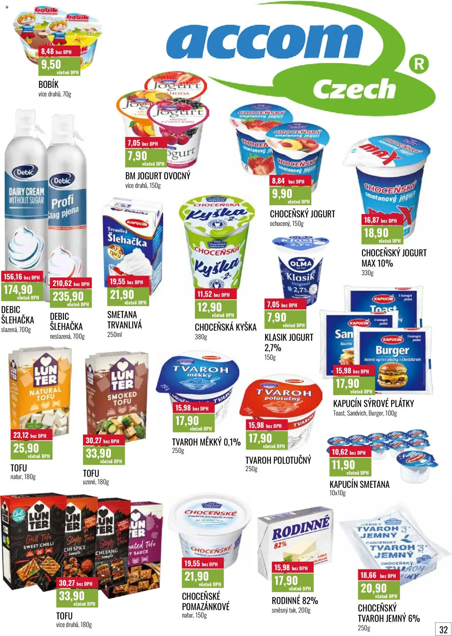 Ratio leták od 01.07.2026 | Strana: 33 | Produkty: Jogurt, Tvaroh, Tofu, Šlehačka