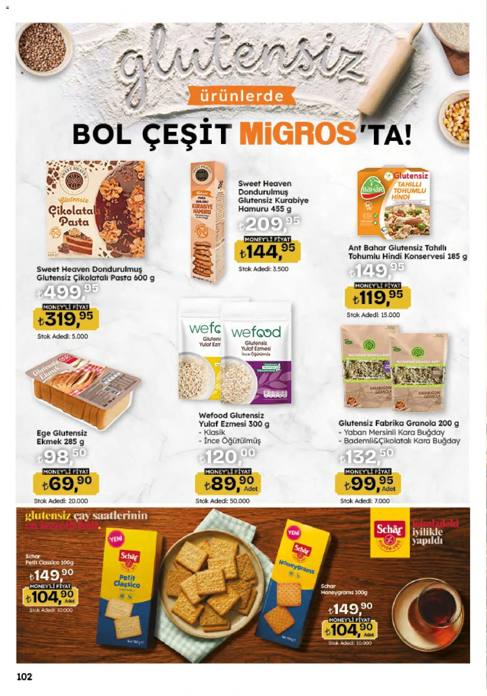 Migros Katalog - 5M Migroskop Dijital - 23 Temmuz 2026 tarihinden itibaren geçerlidir | Sayfa: 102 | Ürünler: Ekmek, Çay, Kurabiye, Yulaf