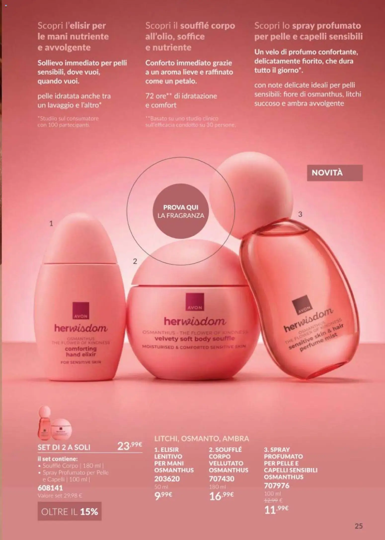 Volantino Avon del 01/10/2026 | Pagina: 25 | Prodotti: The, Profumo, Fragranza