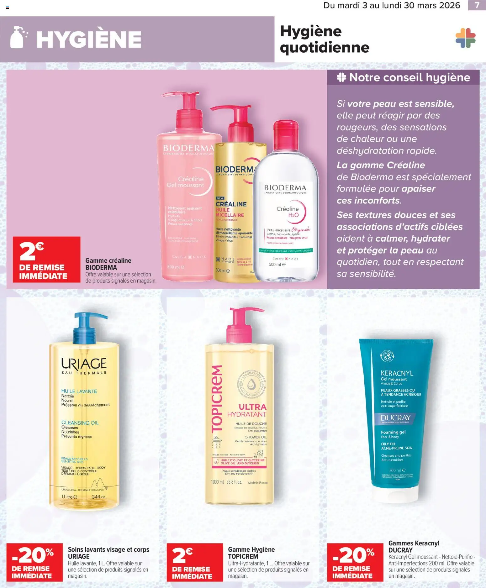 {H1} | Page: 7 | Produits: Body, Eau thermale, Maquillage, Huile