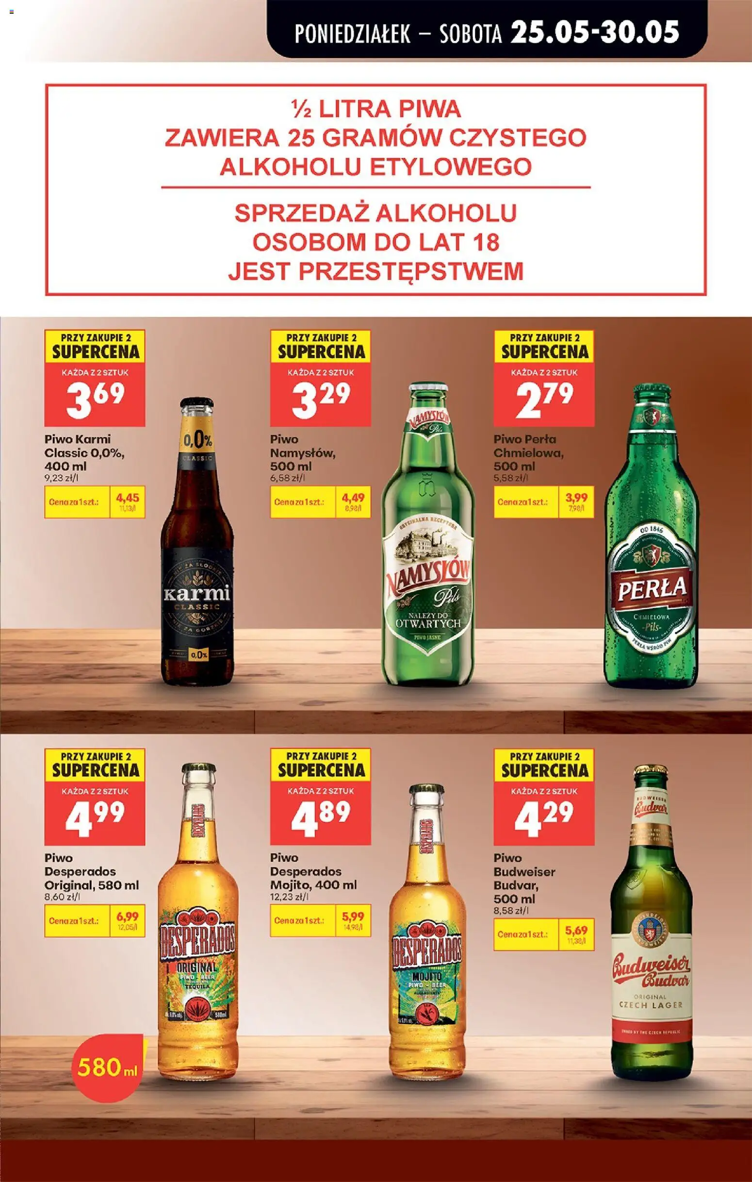 Biedronka Polsko leták od 25.05.2026 | Strana: 55 | Produkty: Budvar, Desperados, Mojito, Perla