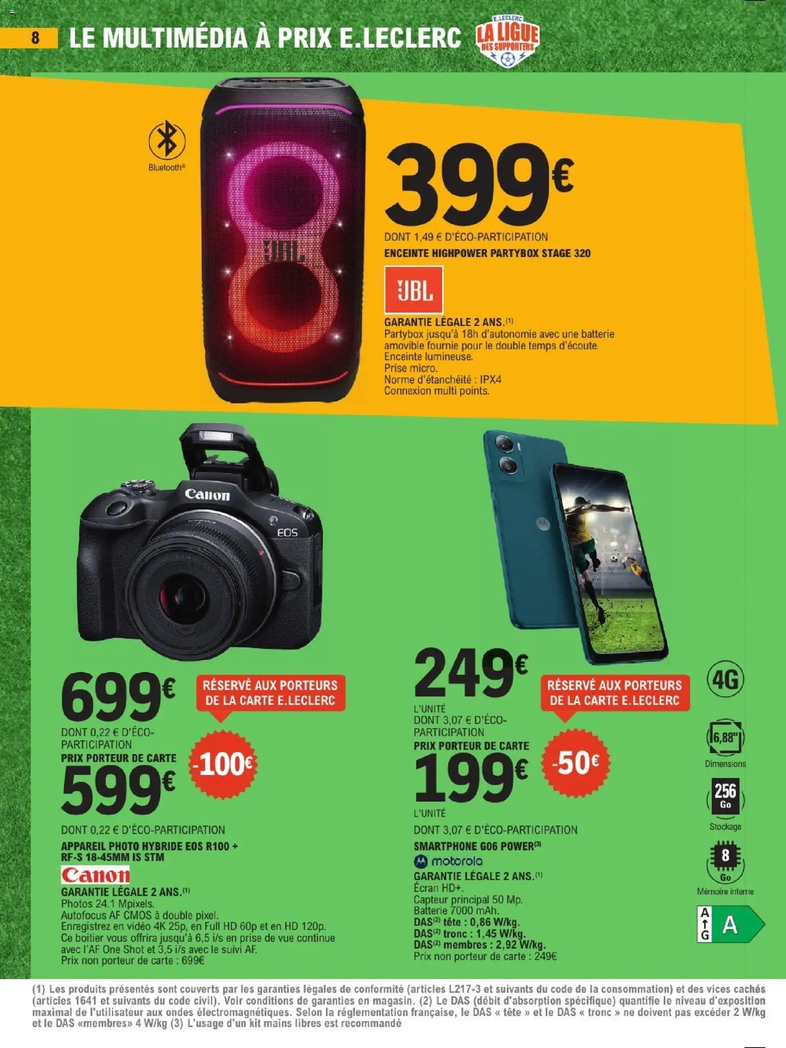 {H1} | Page: 8 | Produits: Vidéo, Appareil photo, Enceinte, Prise