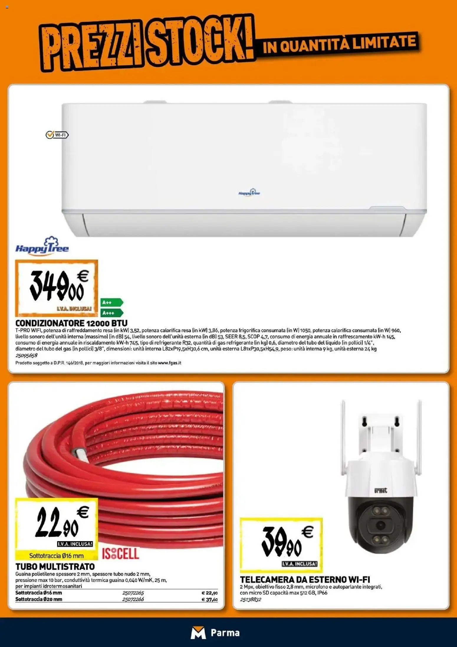 Nuovo TECNOMAT catalogo Parma dal 24/09/2026 > offerte anteprima 🛍️ | Pagina: 10 | Prodotti: Tubo, Microfono, Condizionatore
