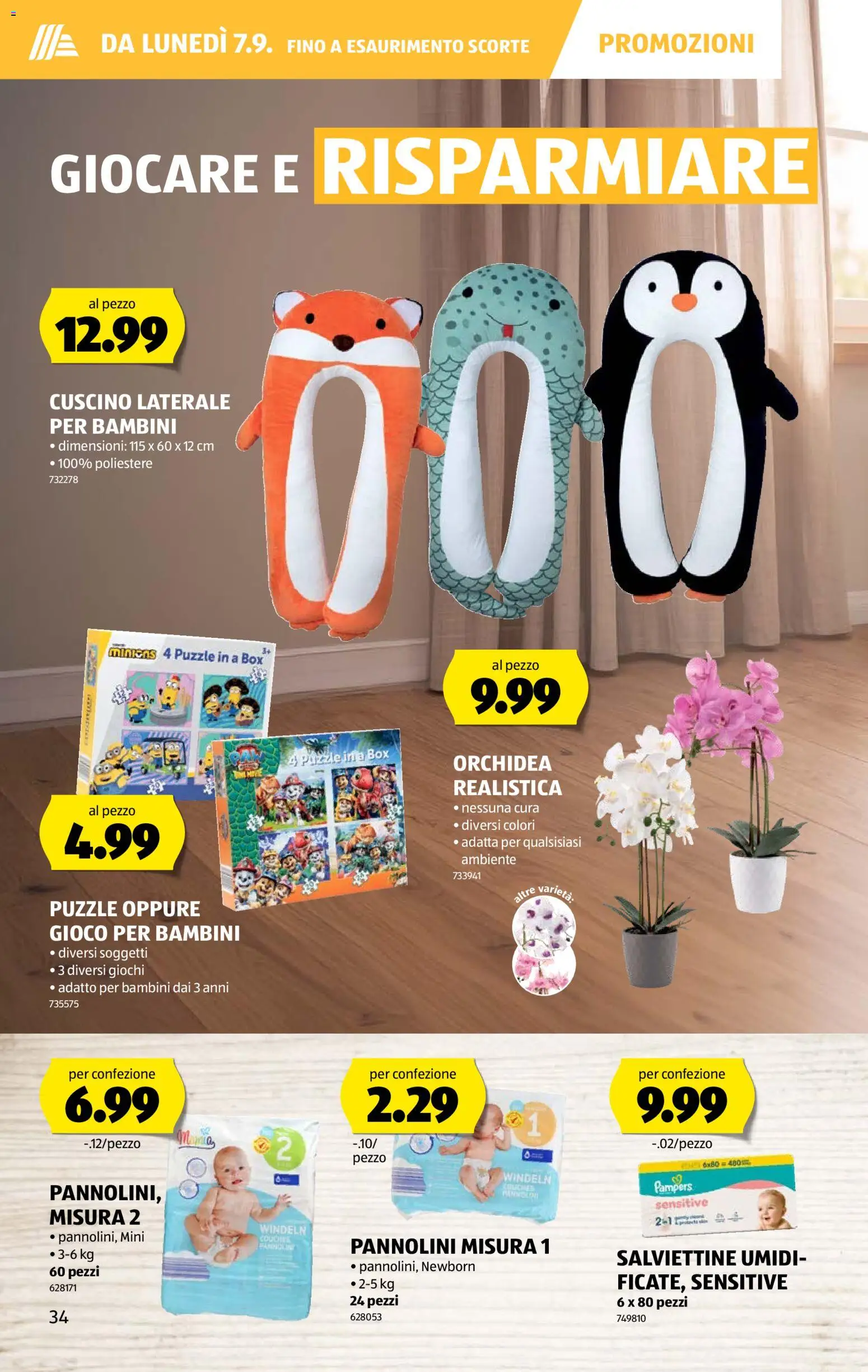 Aldi aktionen IT – gültig ab 03.09.2026 | Seite: 34 | Produkte: Box, Pampers