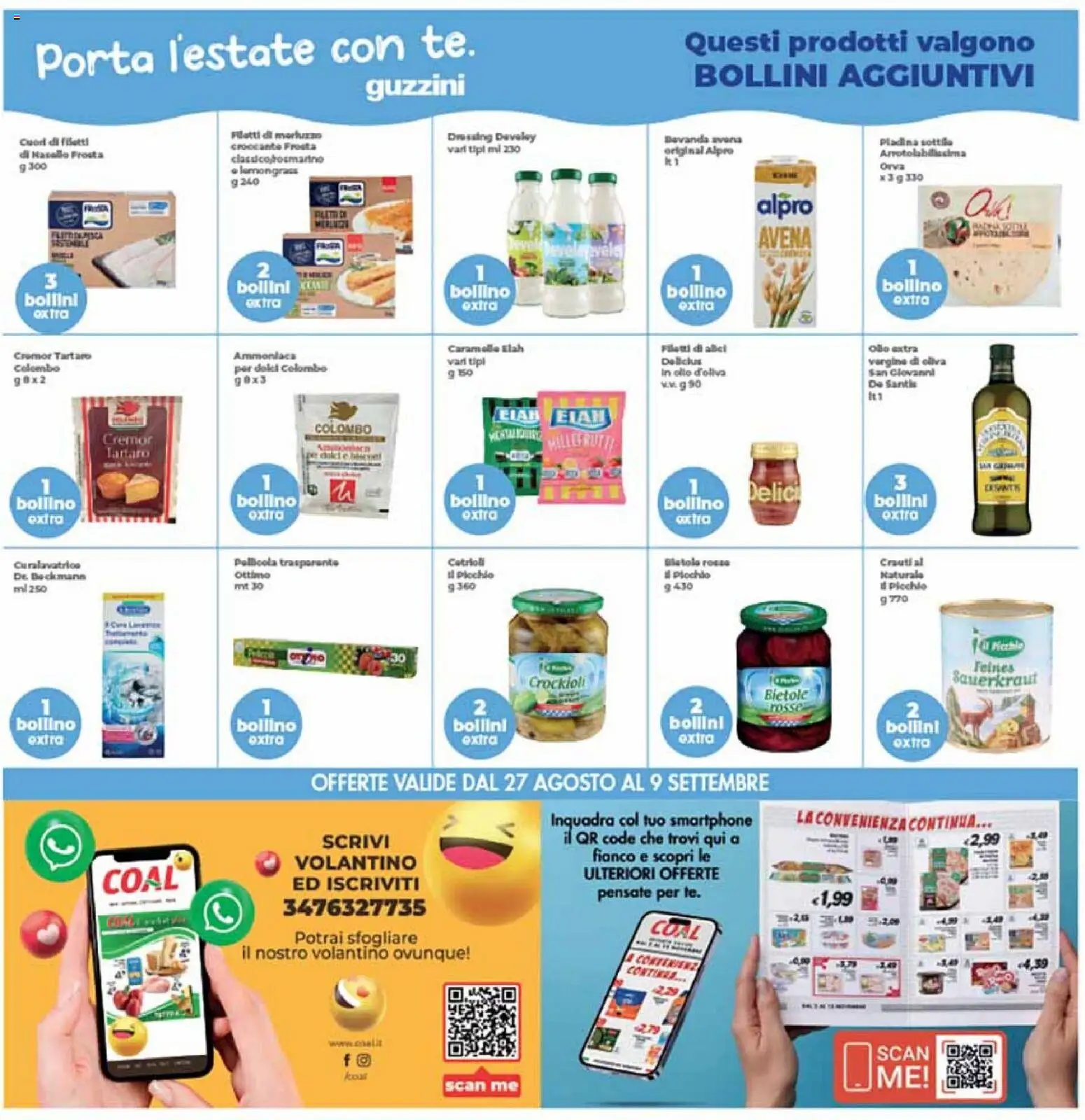 Volantino Coal del 27/08/2026 | Pagina: 28 | Prodotti: Porta, Caramelle, Cetrioli, Olio d'oliva
