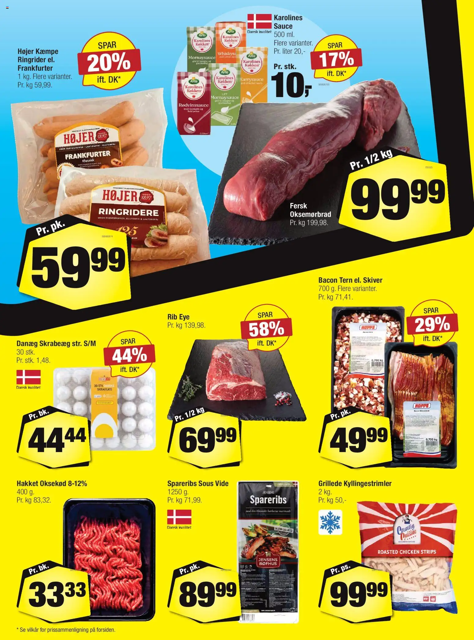 Calle tilbudsavis – gyldig fra 03.06.2026 | Side: 14 | Produkter: Rødvinssauce, Spareribs, Bacon, Mornaysauce