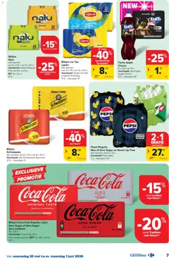 Carrefour folder week 21 - Voorbeeld van een folder van Carrefour, geldig van 20.05.2026 | Pagina: 7 | Producten: Fles, Zsalukő, Fanta, Pepsi max