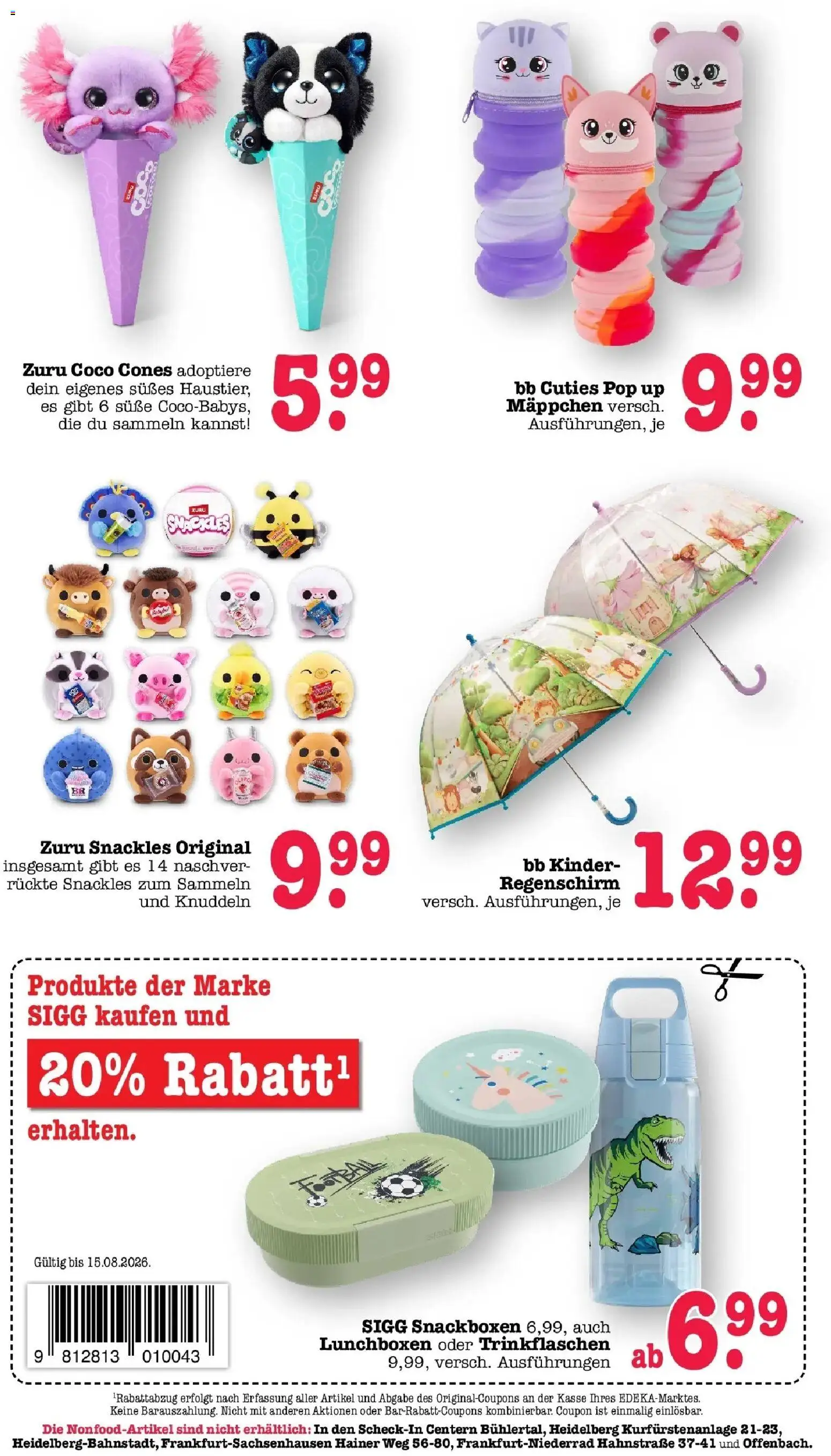 Edeka Prospekt Frankfurt Am Main (ab 10.08.2026) » Angebote Online | Seite: 61 | Produkte: Haribo, Regenschirm