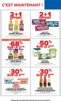Carrefour - Prévisualisation de Carrefour catalogue valide à partir de 04/08/2026 | Page: 40 | Produits: Salade, Noix de cajou, Tarama, Noix