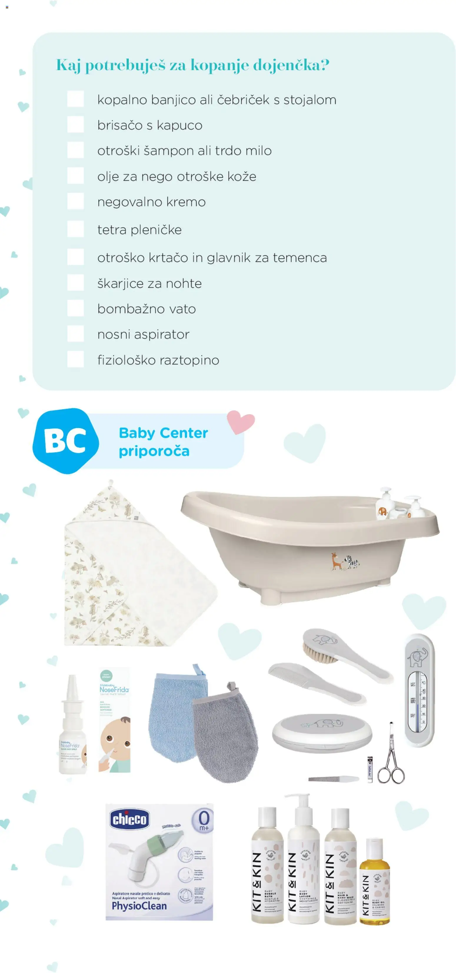 Novi Baby center katalog ponudbe – veljaven od 08.07.2026 | Stran: 28 | Izdelki: Sampon, Glavnik, Olje, Milo