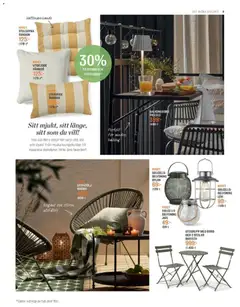 Mio erbjudanden - Förhandsvisning av reklamblad från butik Mio aktuell från 01.06.2026 | Sida: 9 | Produkter: Dynor, Bord