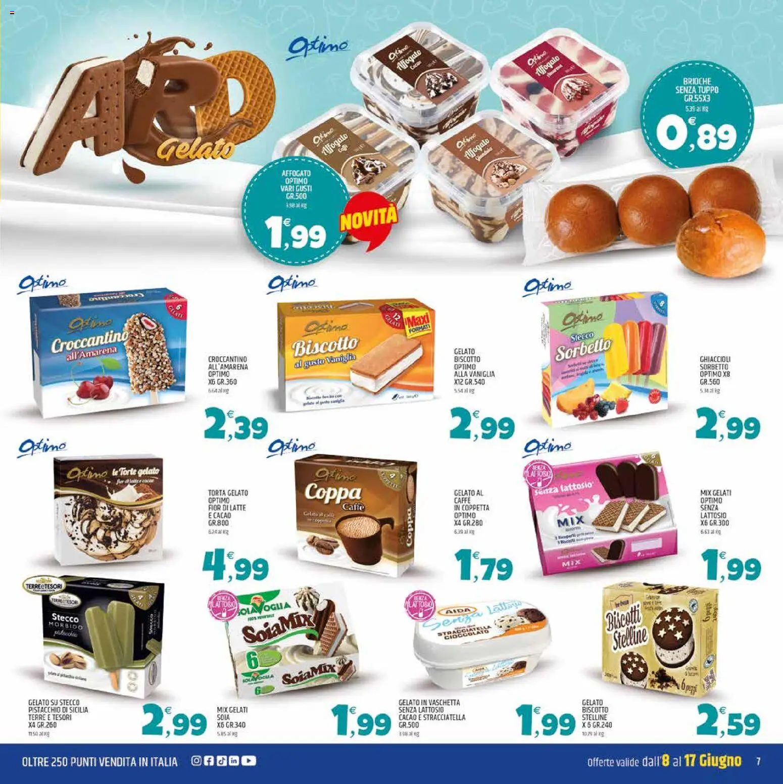 Volantino ARD Discount del 06.06.2026 | Pagina: 7 | Prodotti: Caffè, Gelato, Sorbetto, Torta