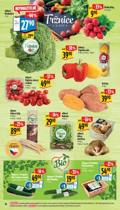Náhled letáku Albert leták - Supermarket od 06.05.2026 | Strana: 14 | Produkty: Rajčata, Brokolice, Paprika, Rukola