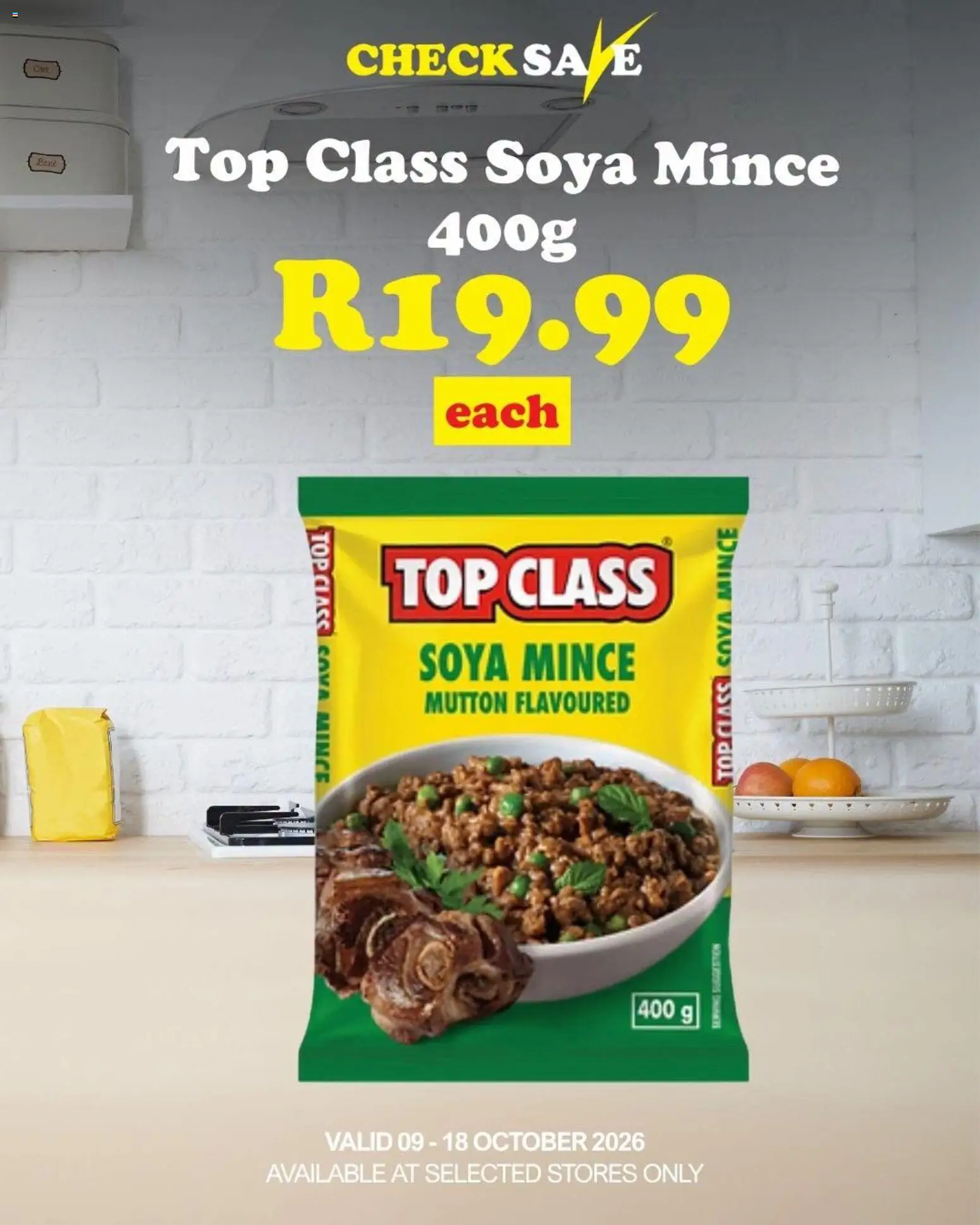 New Check Save catalogue – valid from 09/10/2026 | Page: 2 | Products: Soya mince