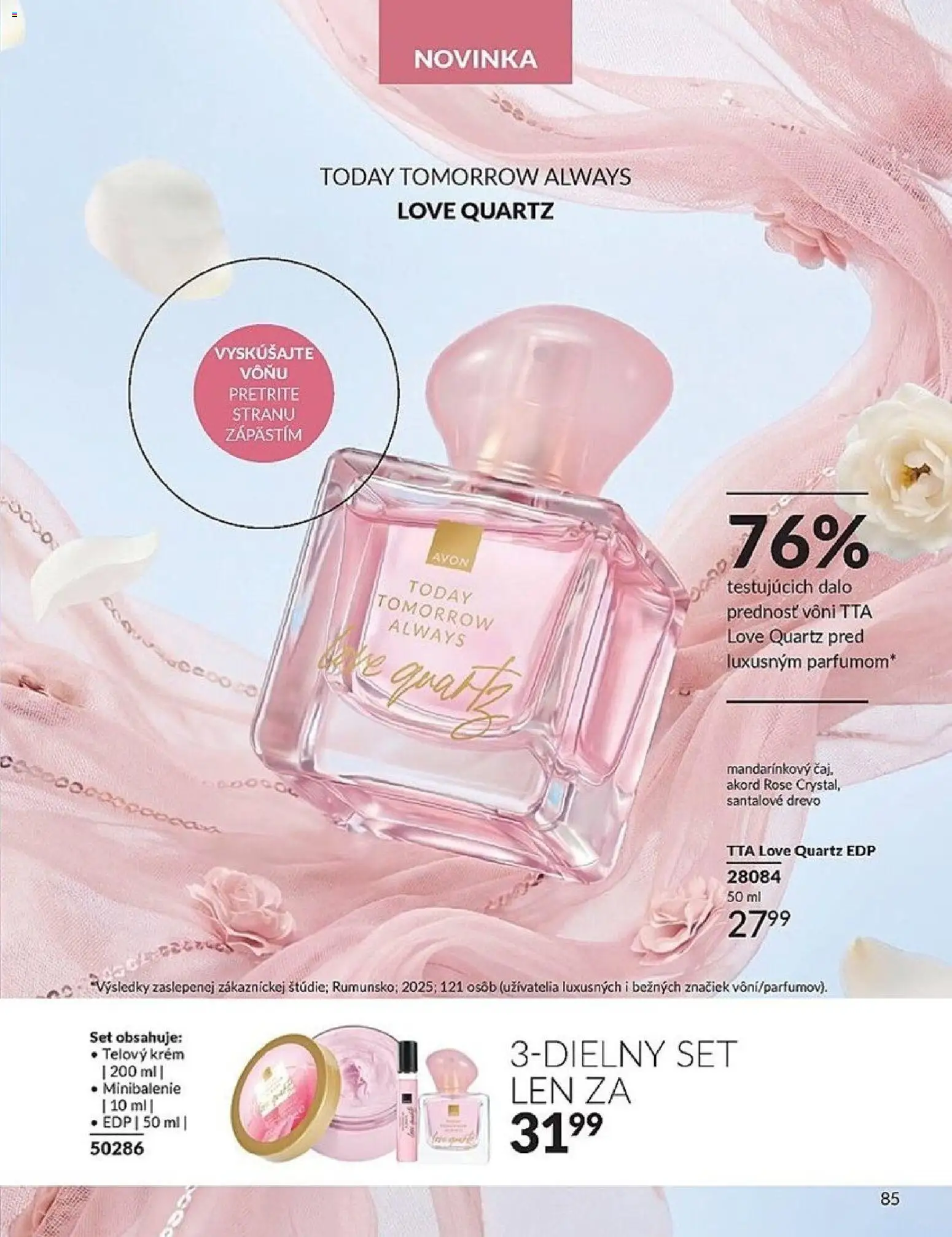 Nové Avon akcie – leták je platný od 01.06.2026 | Strana: 85 | Produkty: Telový krém, Krém