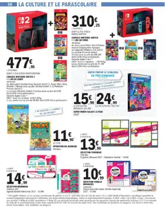 E.Leclerc - Prévisualisation de E.Leclerc Rentree des classes valide à partir de 28/07/2026 | Page: 30 | Produits: console Nintendo Switch, Calendrier