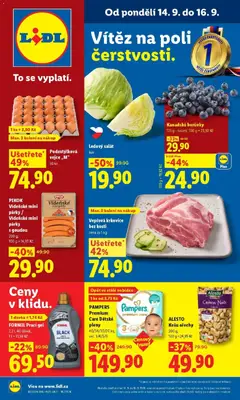 Náhled letáku Lidl aktuální leták od 14.09.2026