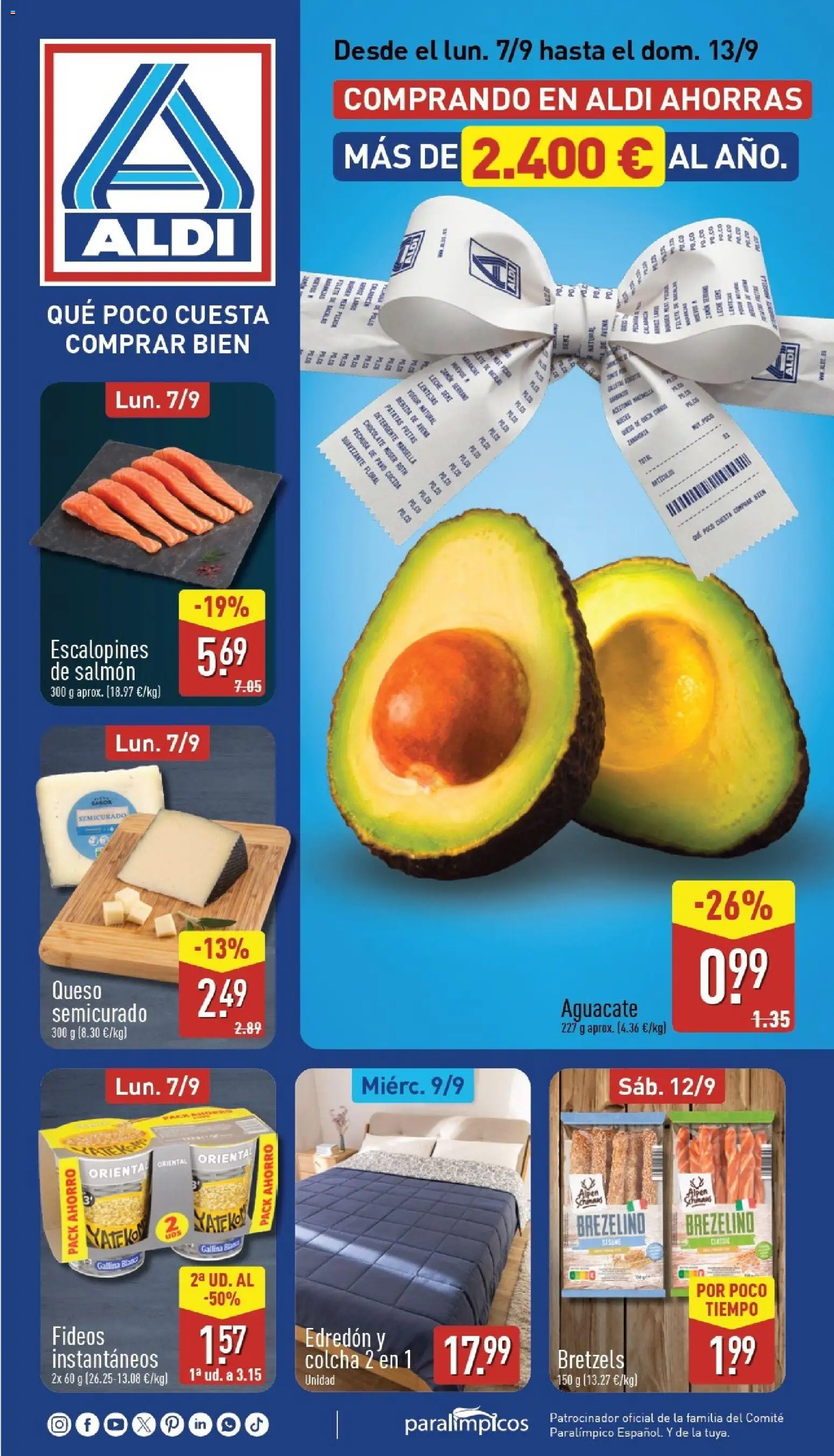 Aldi folleto Península │ válido desde el 07/09/2026 | Página: 1