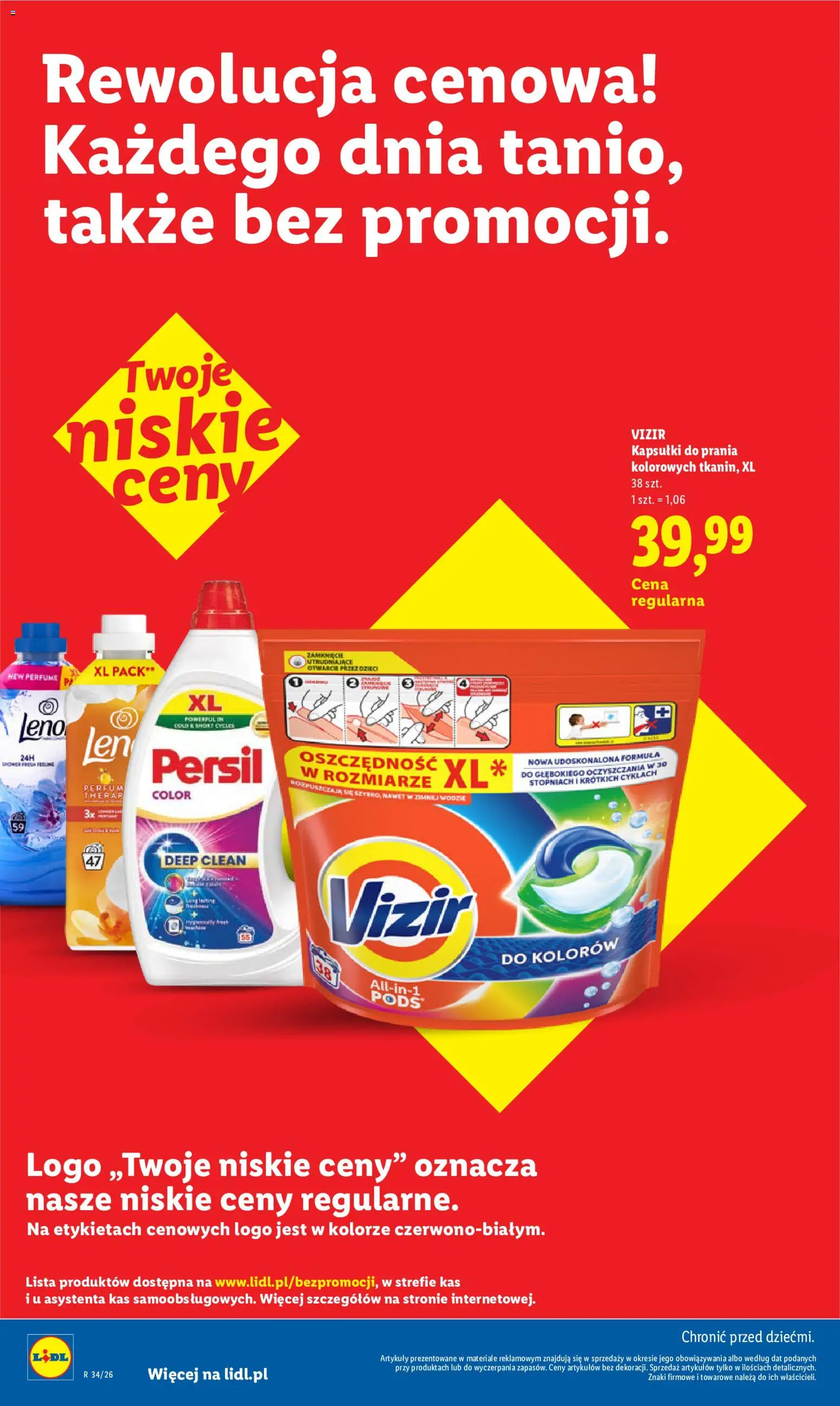 Lidl Polsko leták - Oszczędzaj każdego dnia od 22.08.2026 | Strana: 10 | Produkty: Persil