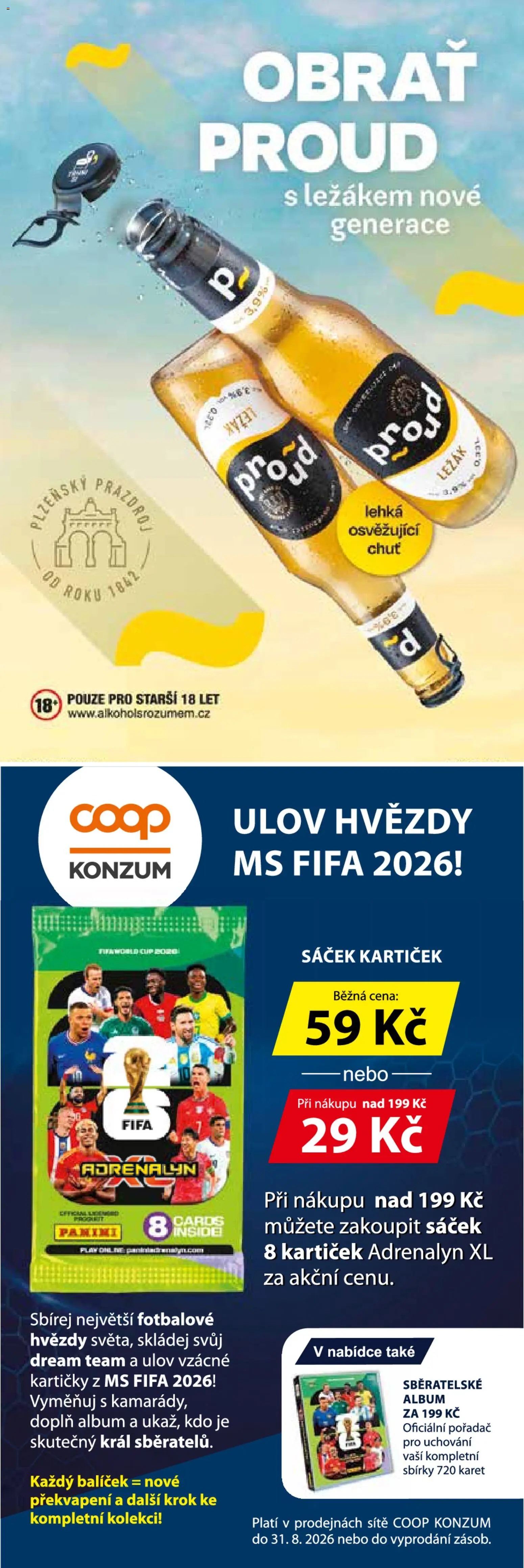 Konzum leták od 08.07.2026 | Strana: 3 | Produkty: Prazdroj, Sáček