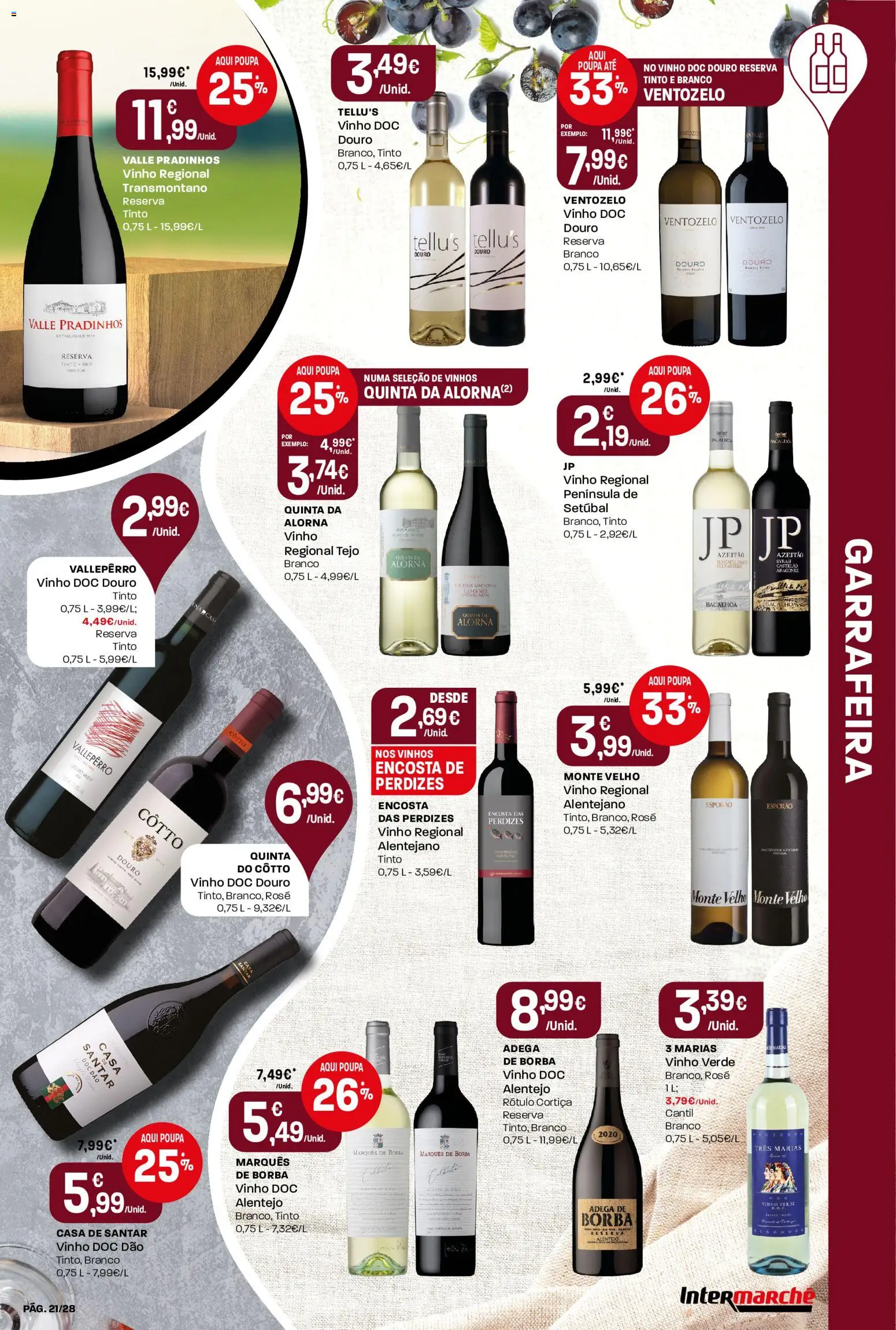 Intermarché Folheto Contact │ válido de 27/08/2026 | Página: 21 | Produtos: Cantil, Vinho