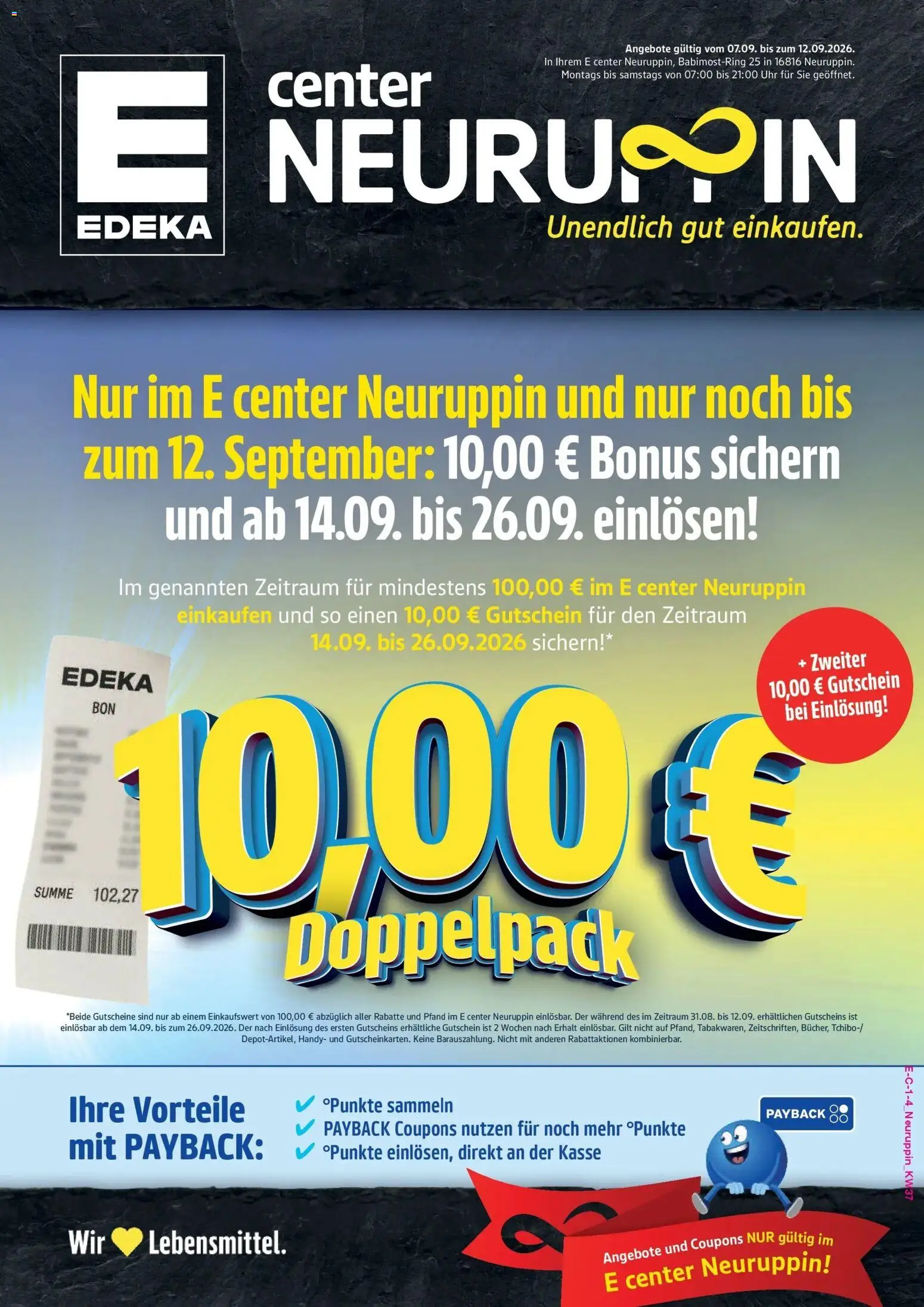 Edeka Prospekt Neuruppin (ab 07.09.2026) » Angebote Online | Seite: 1 | Produkte: Uhr