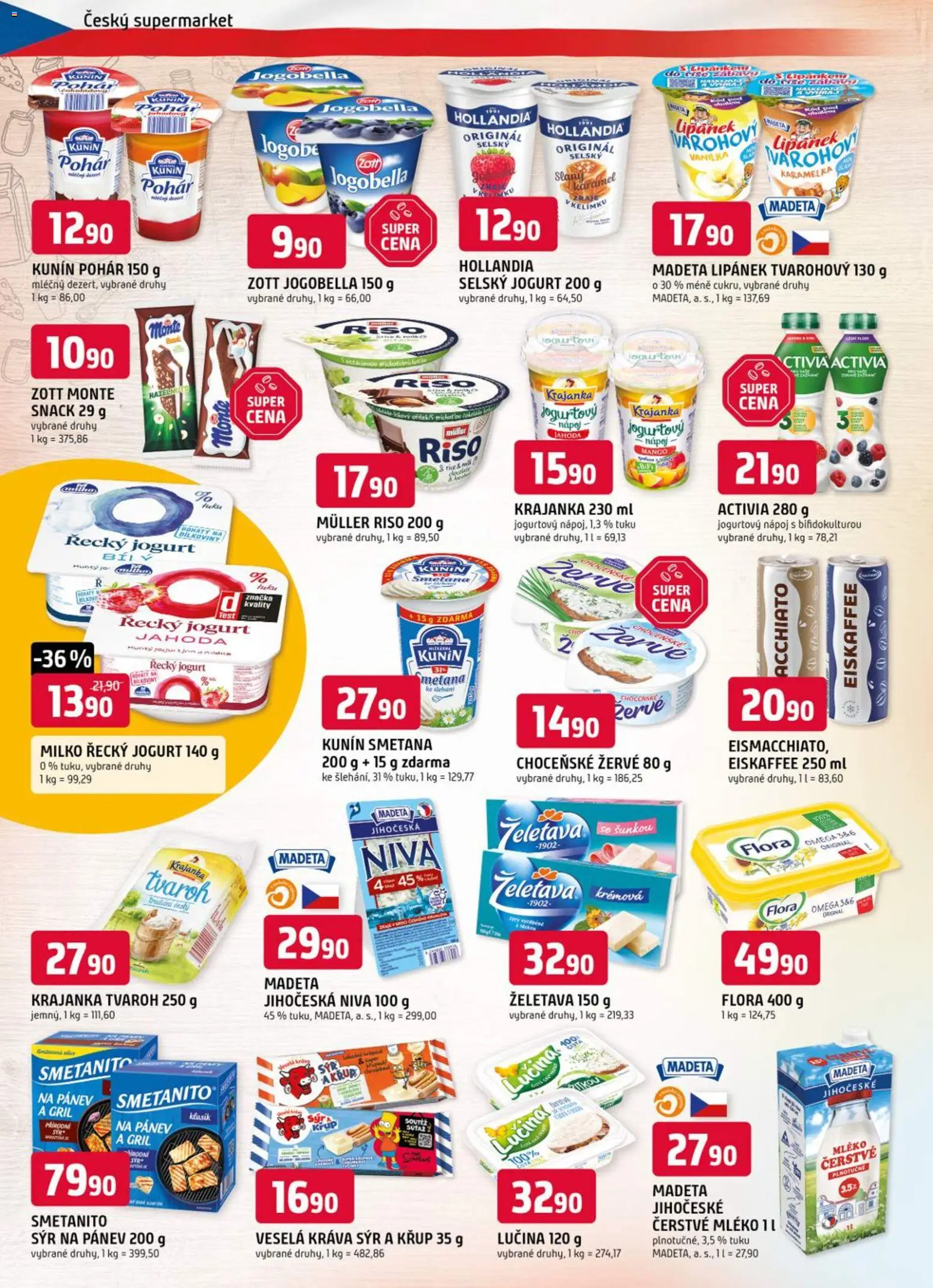 Trefa leták od 13.05.2026 | Strana: 4 | Produkty: Řecký jogurt, Eiskaffee, Pohár, Jogobella