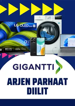 Gigantti-mainoslehti voimassa 07/08/2026 alkaen