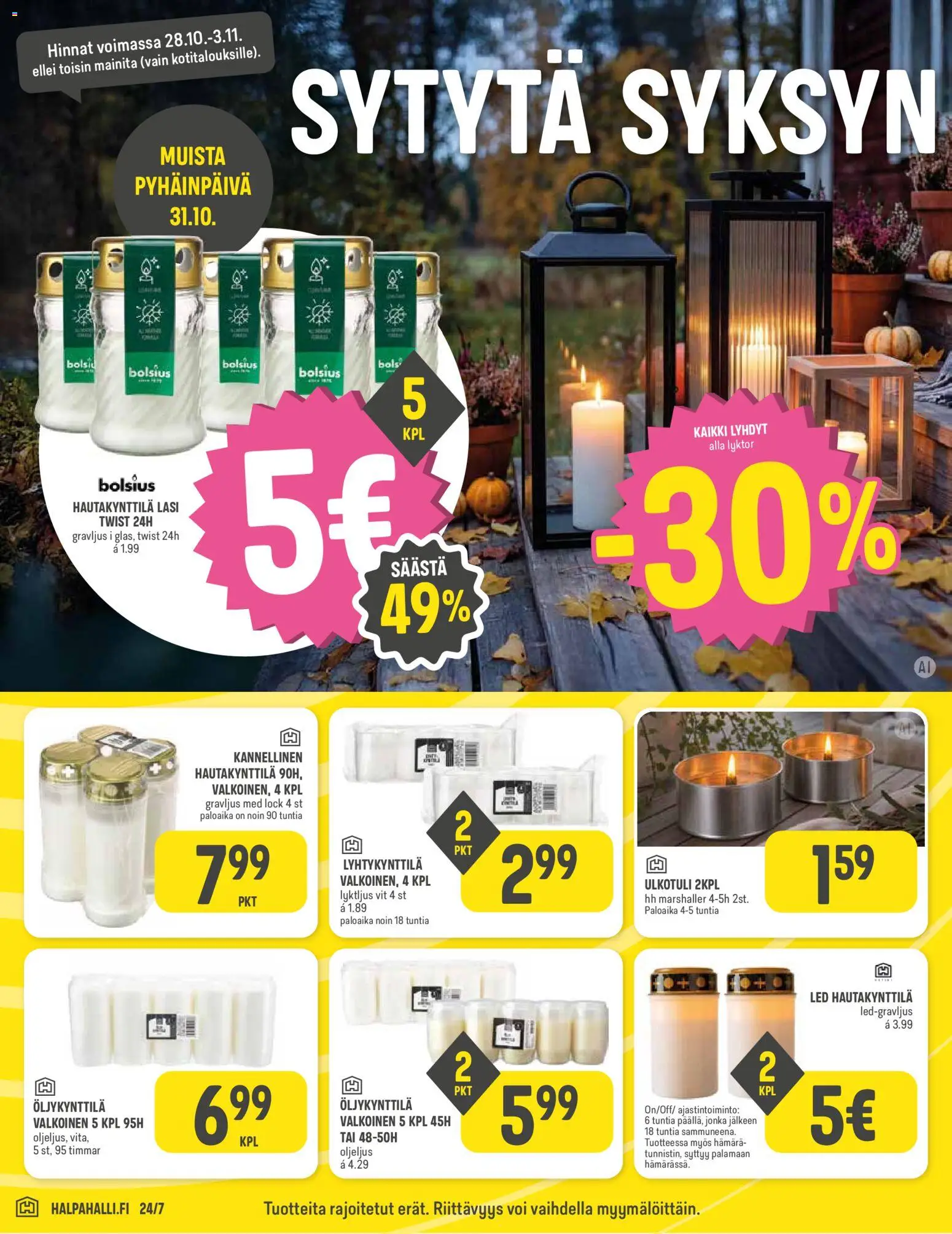 Halpa Halli tarjoukset – voimassa 28/10/2026 alkaen | Sivu: 8
