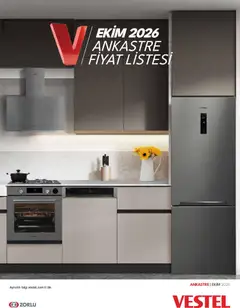 01 Ekim 2026 tarihinden itibaren geçerli olan Vestel kataloğu önizlemesi