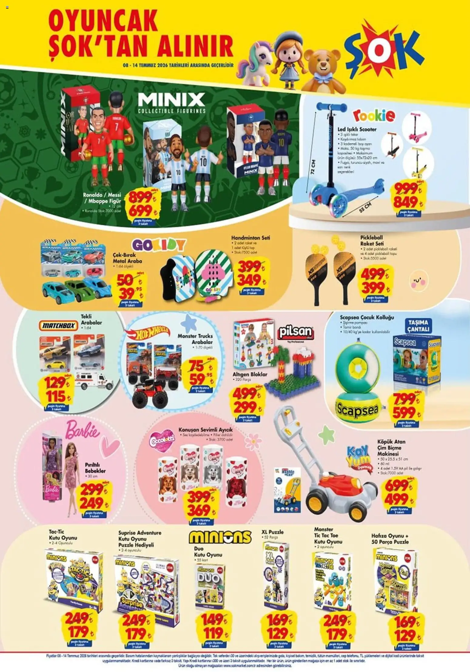 Şok Market Katalog - 08 Temmuz 2026 tarihinden itibaren geçerlidir | Sayfa: 4 | Ürünler: Biçme makinesi, Kutu, Pil, Bağlayıcı