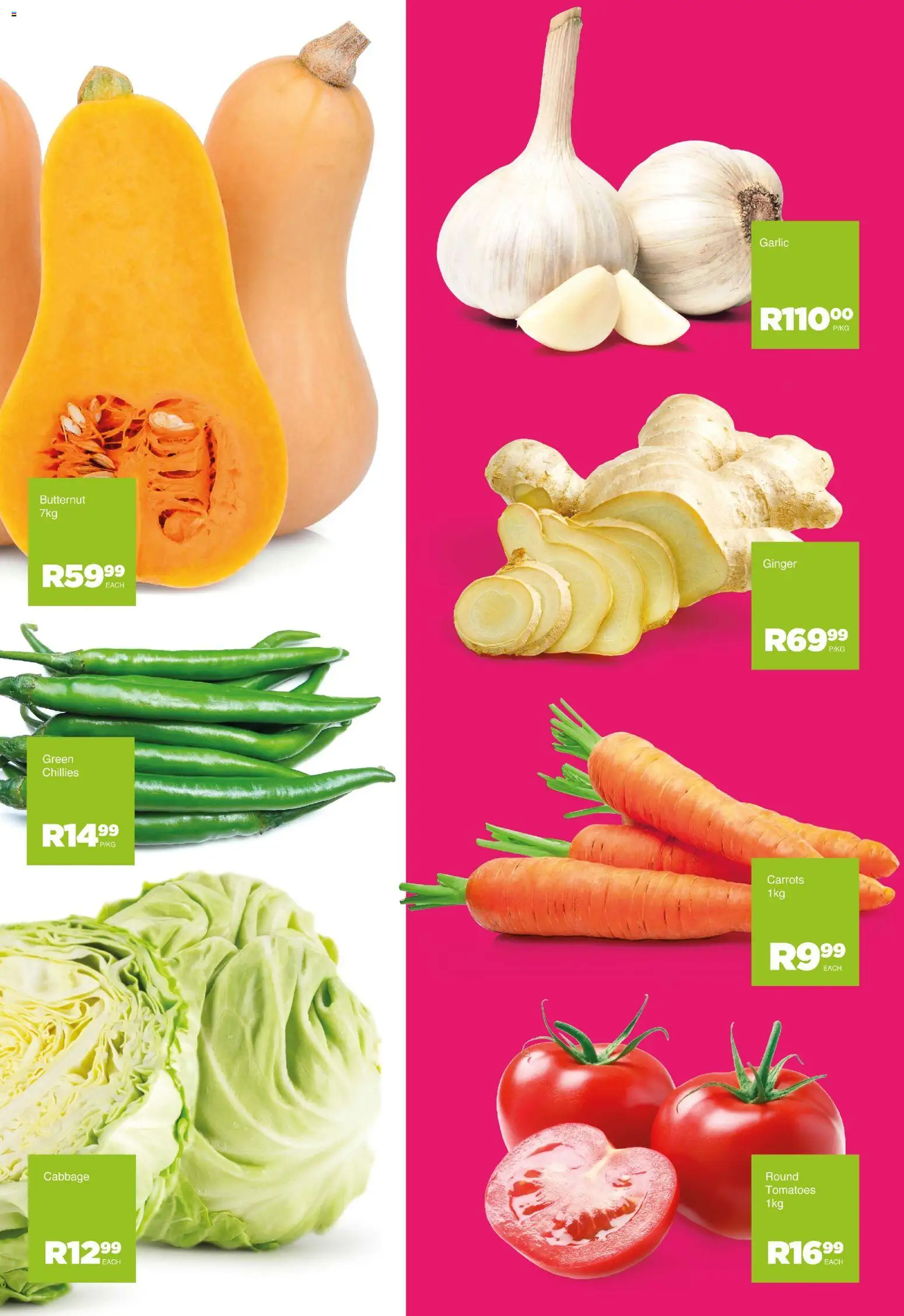 New Save catalogue – valid from 16/10/2026 | Page: 3 | Products: Tomatoes, Carrots, Garlic