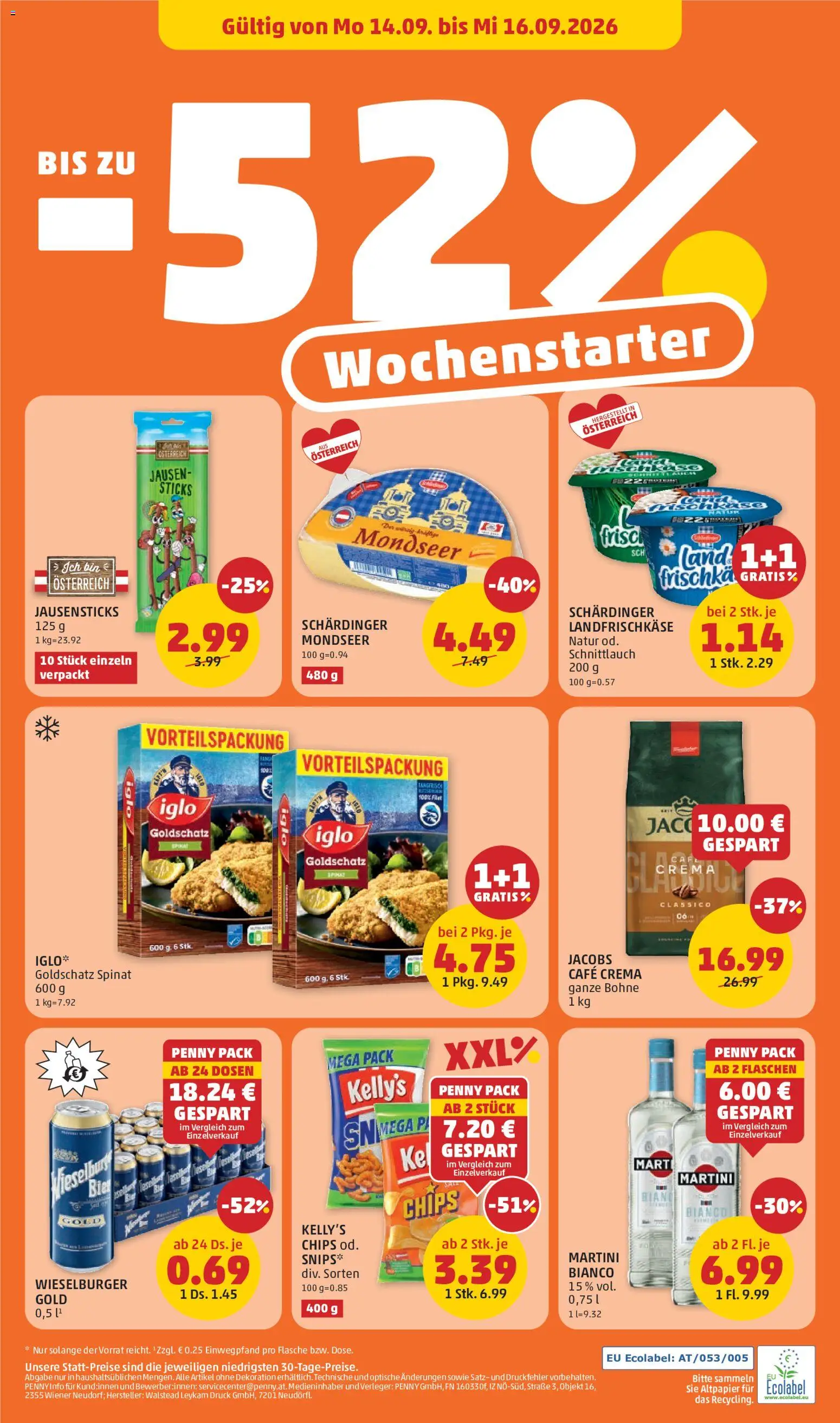 Penny Markt Flugblatt gültig ab 10.09.2026 | Seite: 28 | Produkte: Chips, Bohne