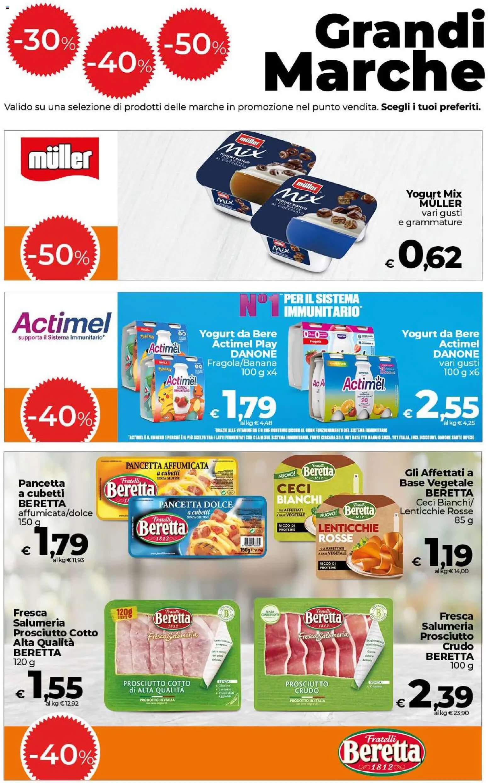 Volantino Ipercoop del 11/09/2026 | Pagina: 2 | Prodotti: Senza glutine, Prosciutto Cotto, Cioccolato, Lenticchie rosse