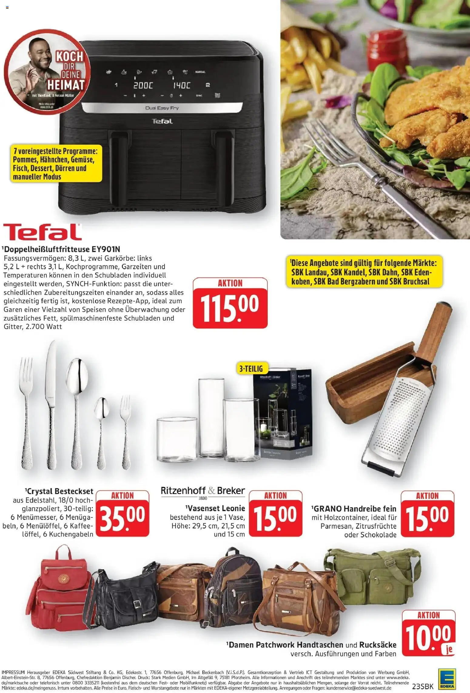 Edeka Prospekt Walldorf (ab 12.10.2026) » Angebote Online | Seite: 23 | Produkte: Kaffee, Schokolade, Bad, Fleisch
