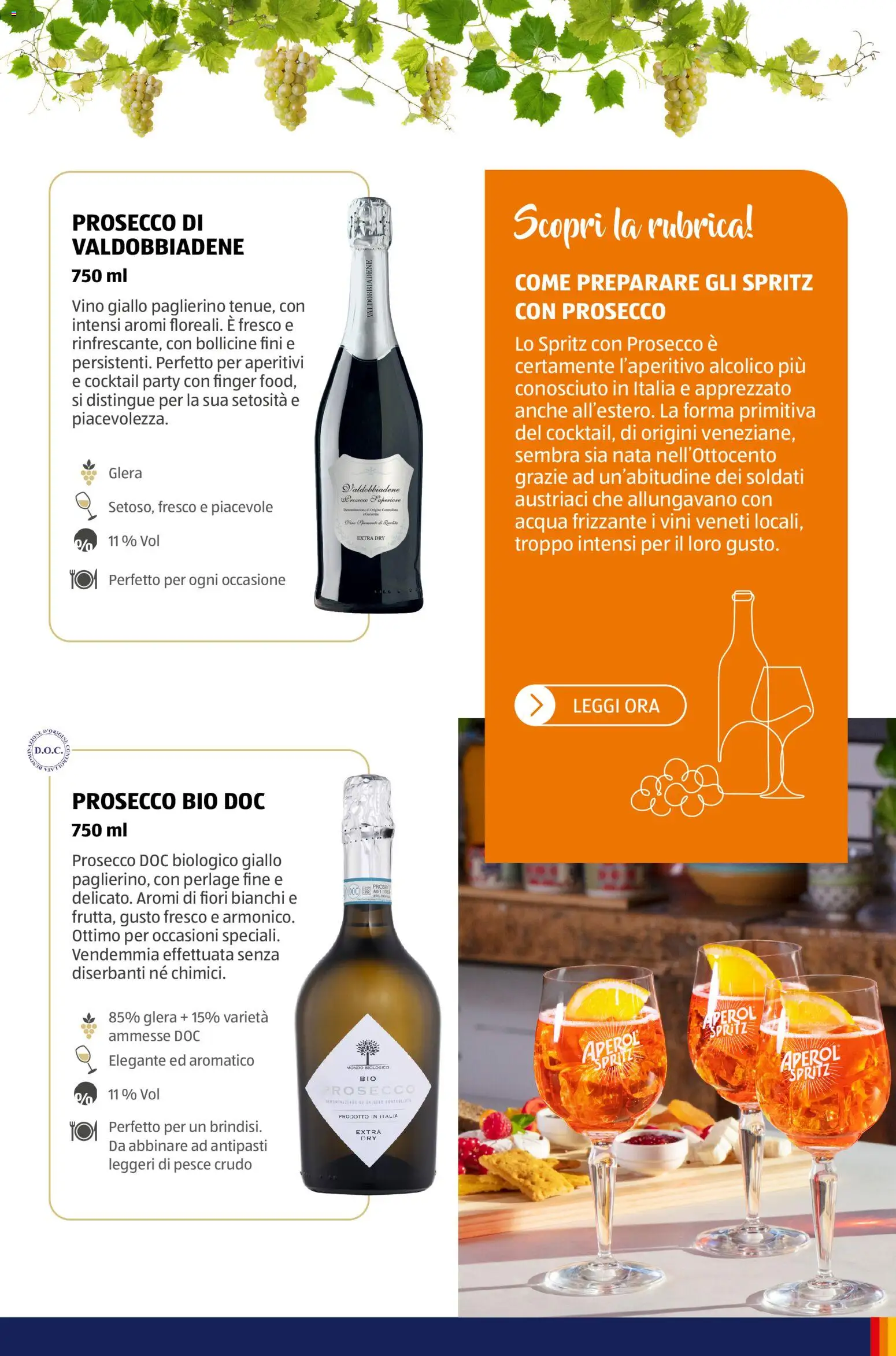 Volantino Aldi del 12/01/2026 | Pagina: 52 | Prodotti: Pesce, Cocktail, Fiori, Aperol