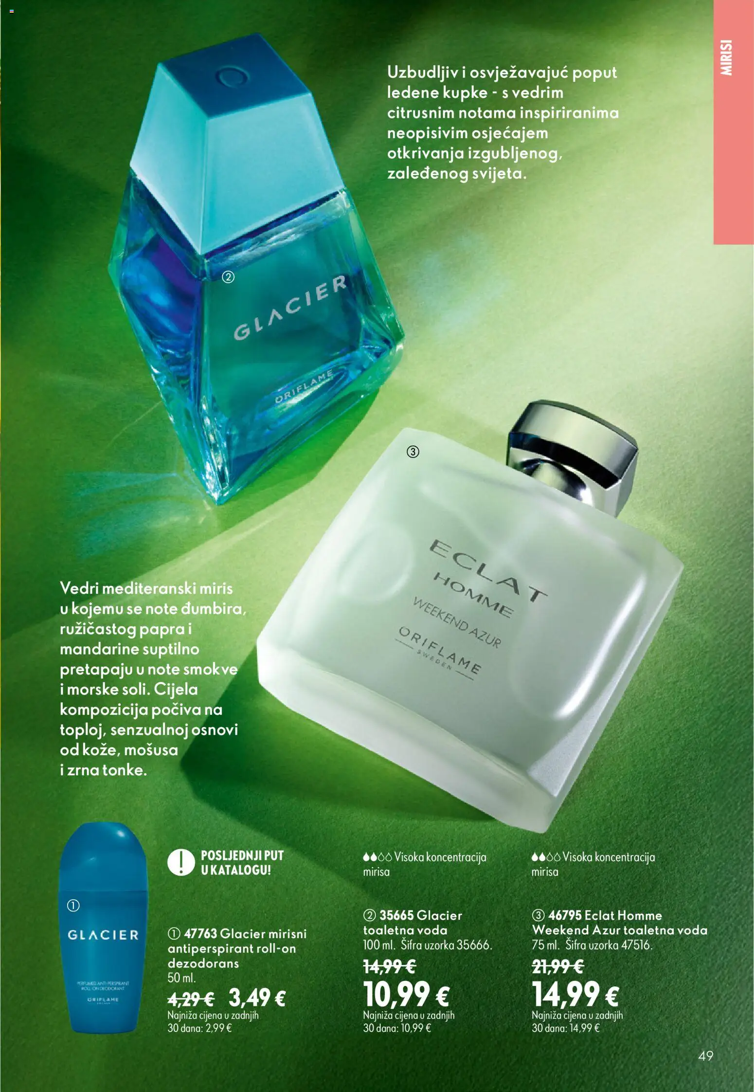 Oriflame katalog | vrijedi od 26.08.2026 | Stranica: 49 | Proizvodi: Smokve, Miris, Mandarine, Voda